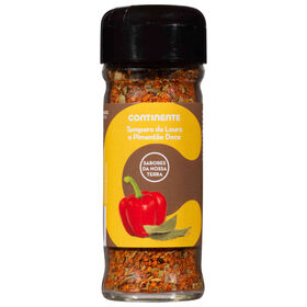 Tempero de Piment&atilde;o Doce e Louro em Frasco Continente