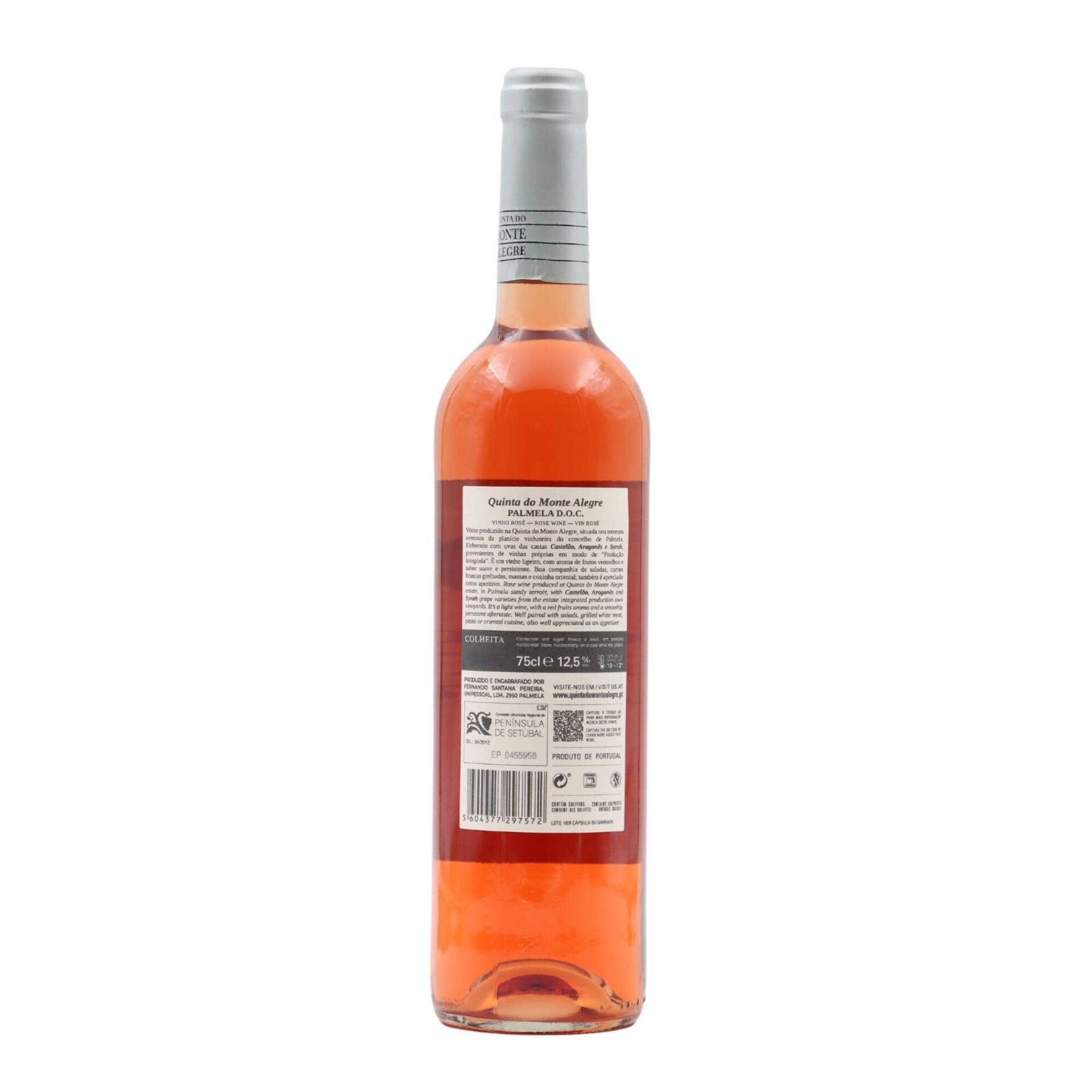 Quinta do Monte Alegre Pen&iacute;nsula de Set&uacute;bal Vinho Ros&eacute;
