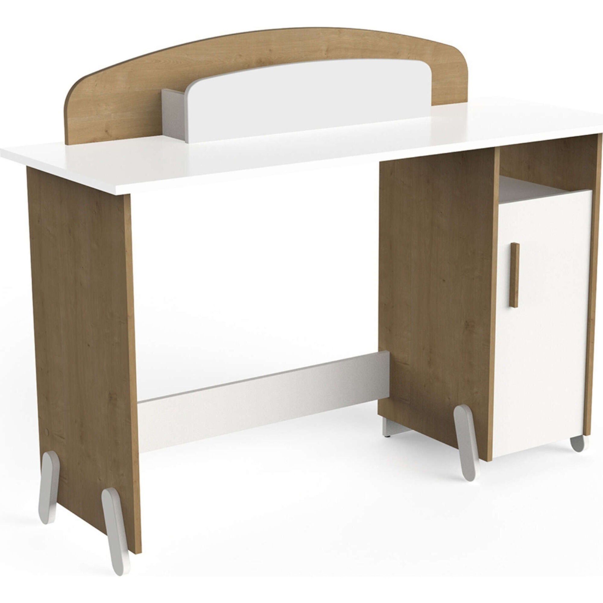 Secret&aacute;ria com Painel de Arruma&ccedil;&atilde;o 135x50x103cm Naili