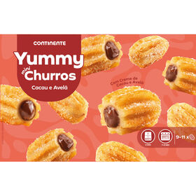 Yummy Mini Churros Cacau e Avelã Continente