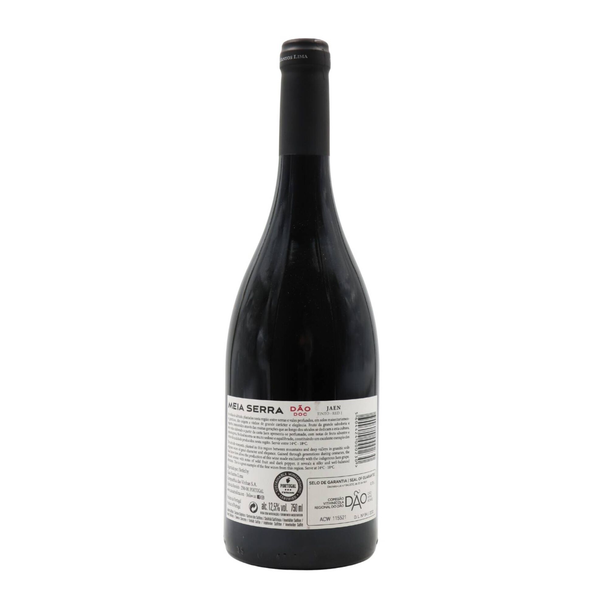 Meia Serra Jaen D&atilde;o Vinho Tinto