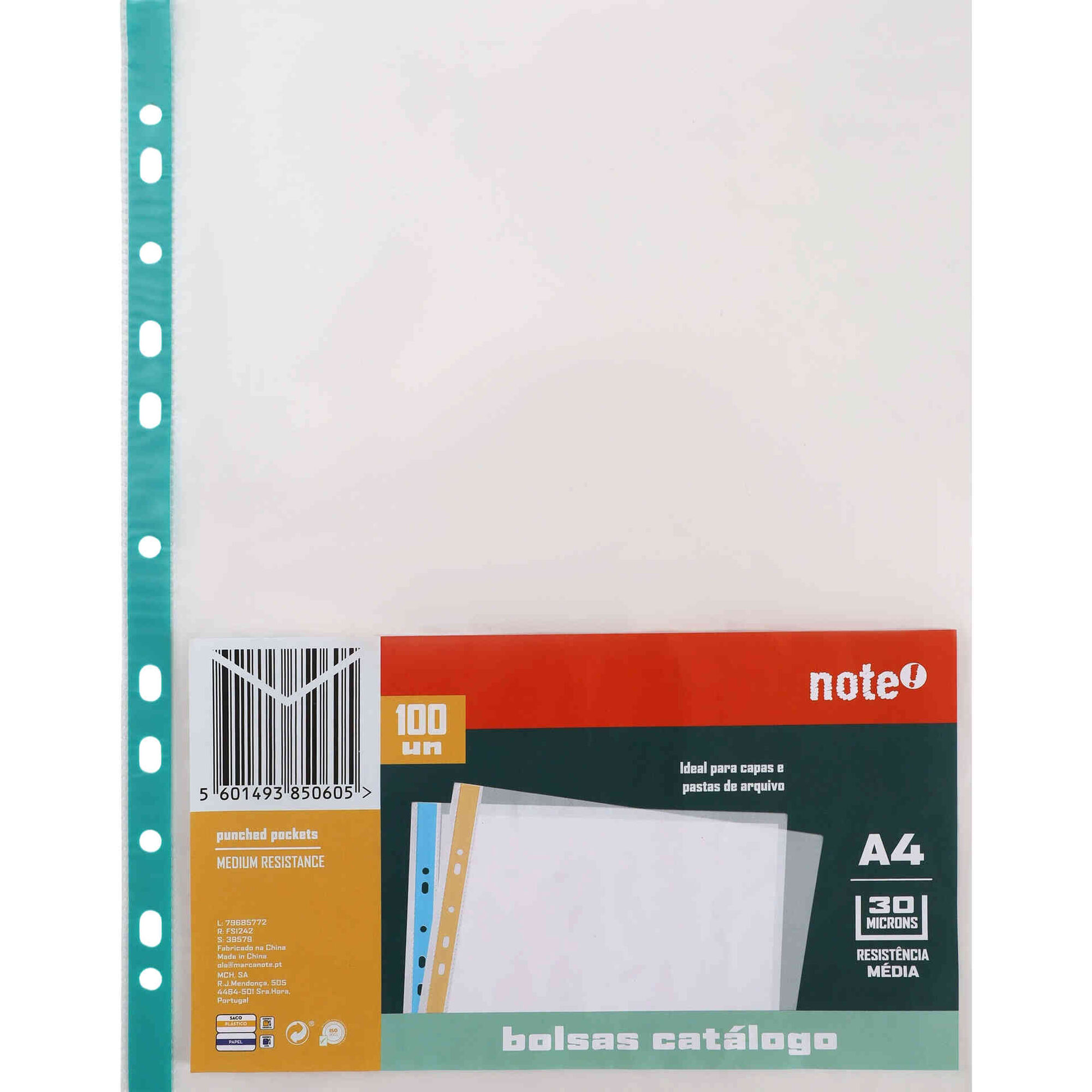 Conjunto 100 Bolsas Cat&aacute;logo A4 Color Note!