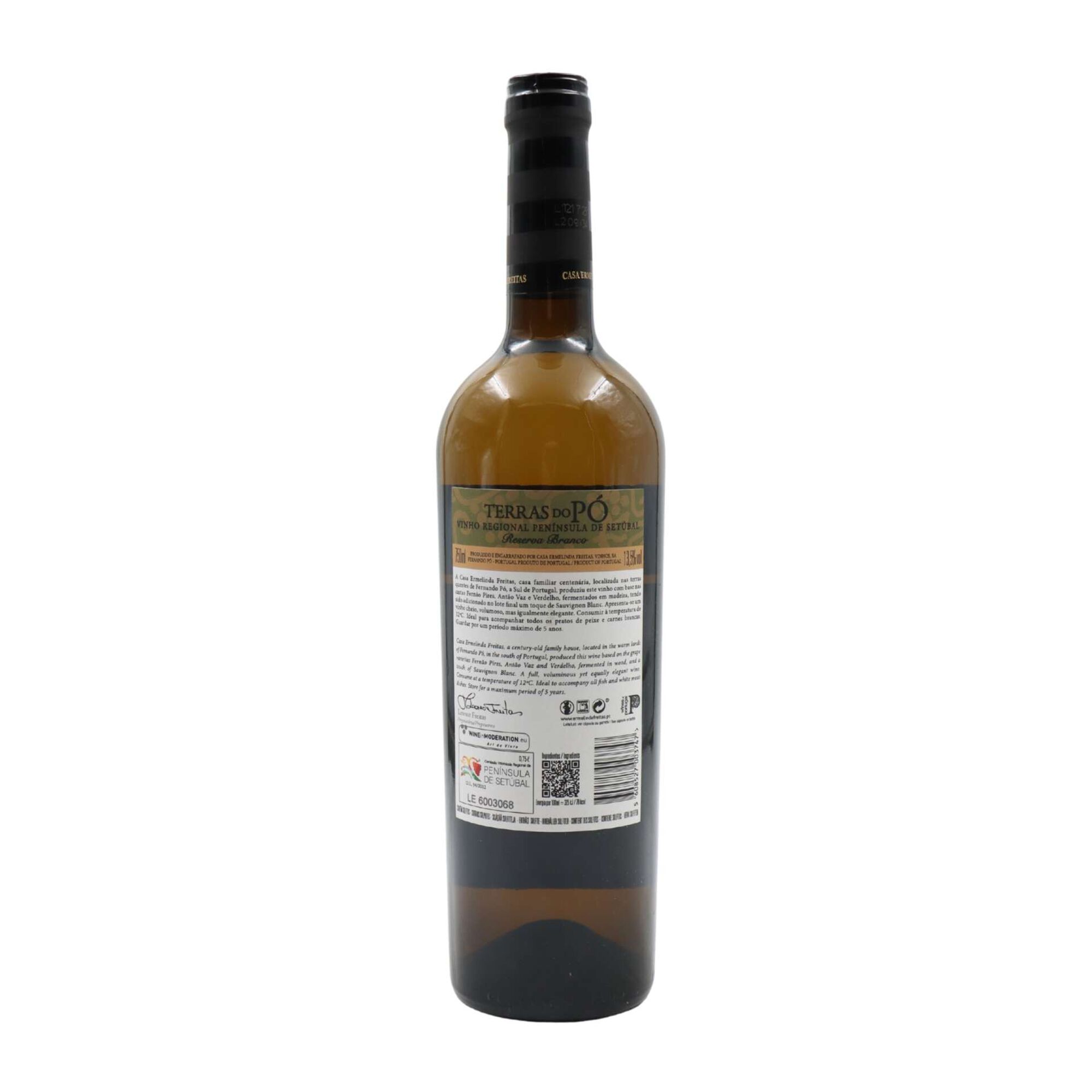 Terras Do P&oacute; Reserva Pen&iacute;nsula De Set&uacute;bal Vinho Branco