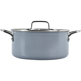 Ca&ccedil;arola 24cm Ceramic Colors Cinza Kasa