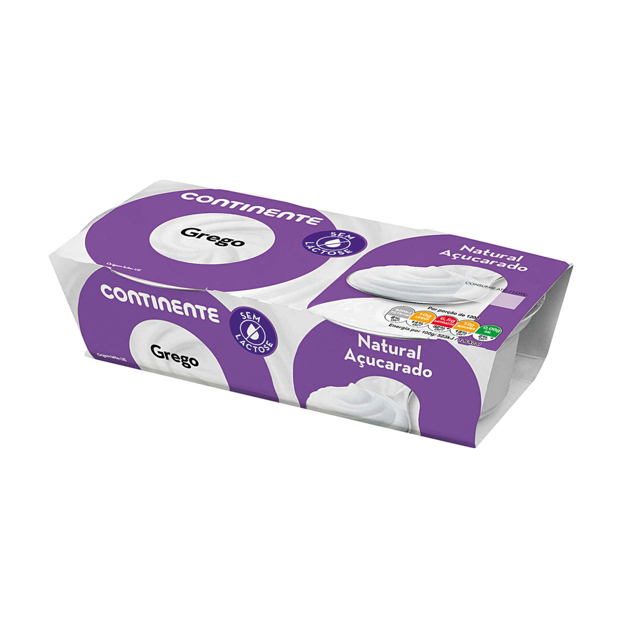 Iogurte Grego Natural Açucarado sem Lactose Iogurte Grego Natural Açucarado sem Lactose