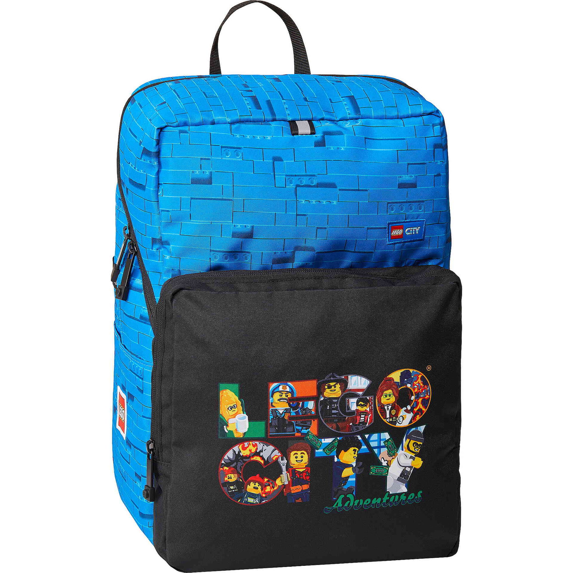 Mochila Quadrada Azul Police