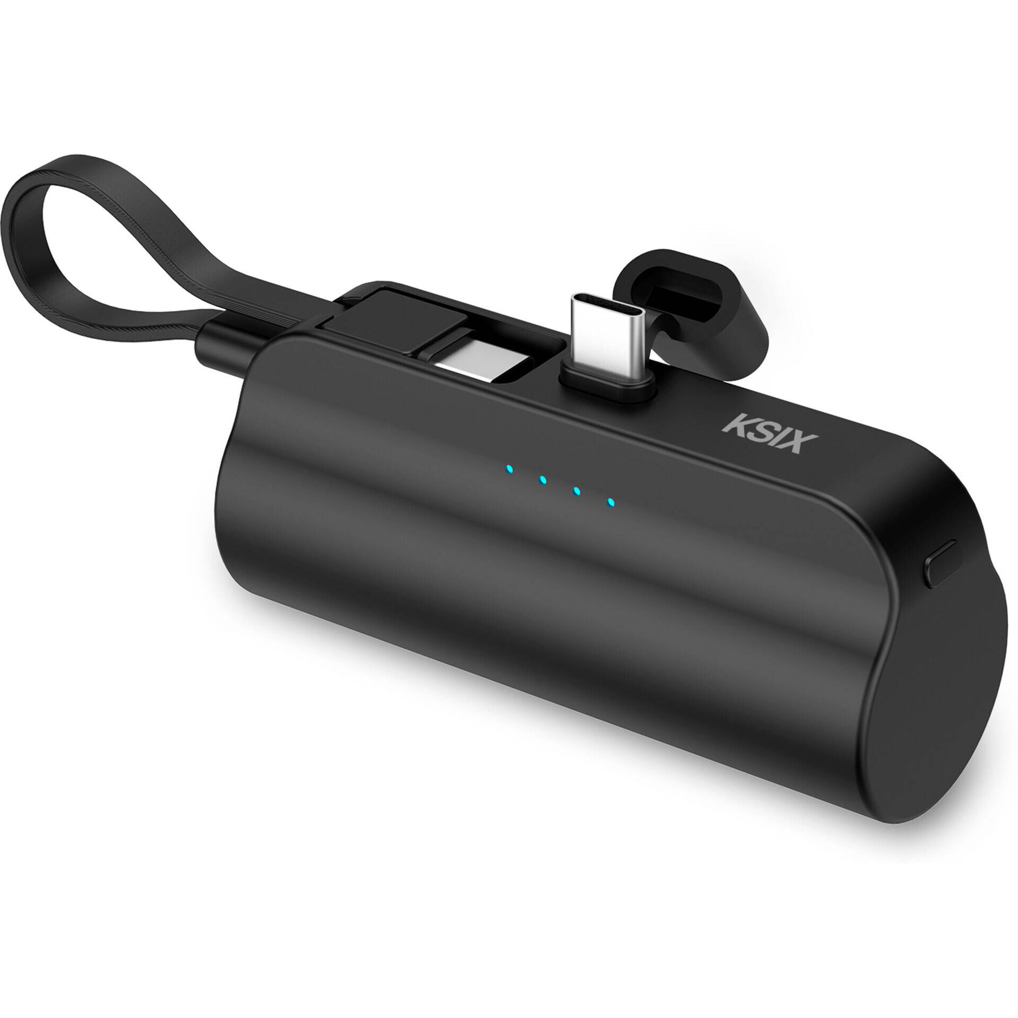 Powerbank Plug&Go USB-C 5000mAh Preta Ksix