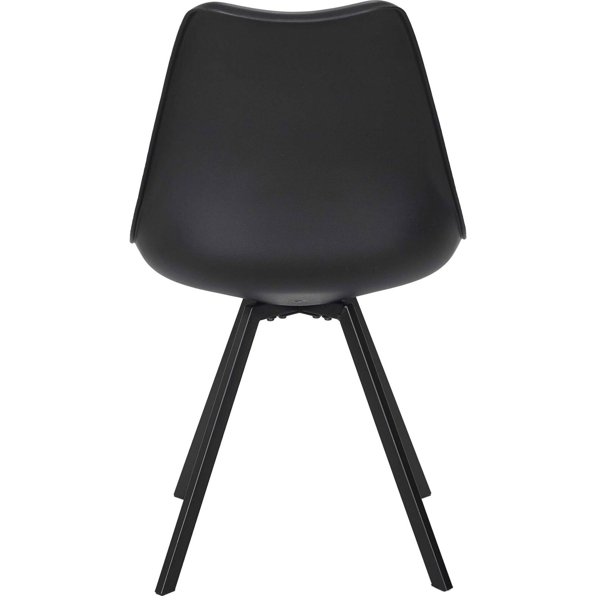 Conjunto de 4 Cadeiras Preto Atom