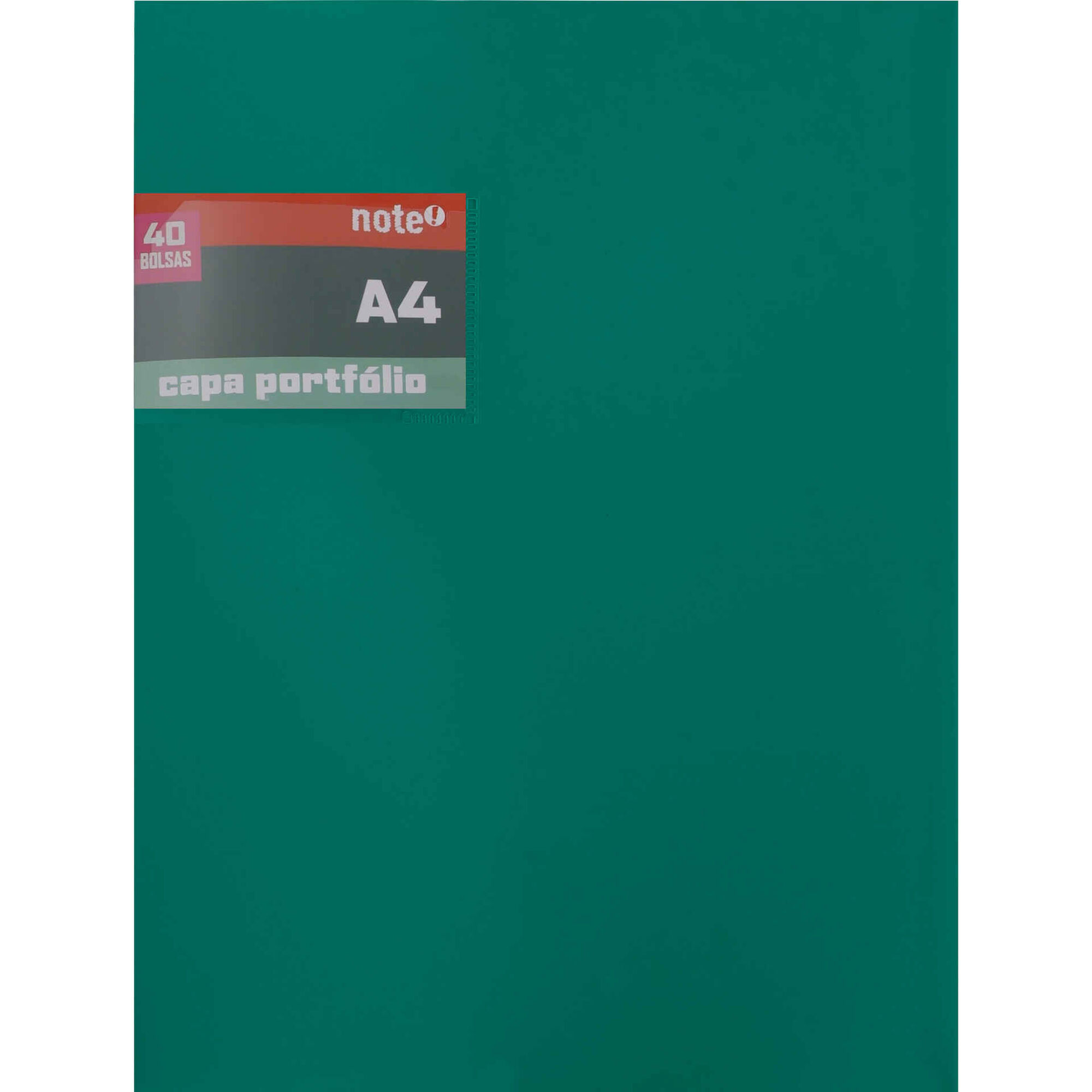 Portef&oacute;lio com 40 Bolsas A4 (v&aacute;rias cores) Note!