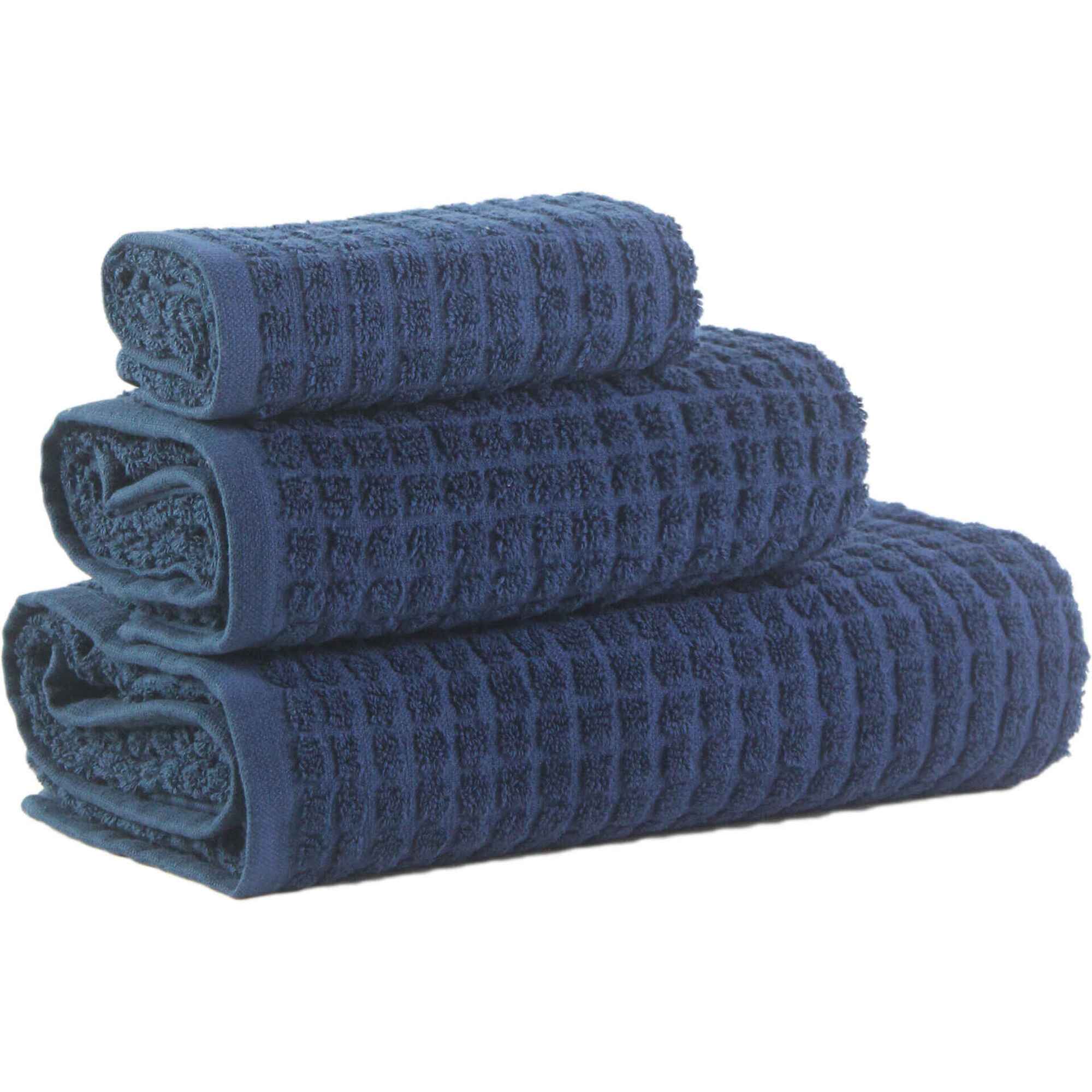 Conjunto 3 Toalhas 450g/m2 Lotus Azul Kasa