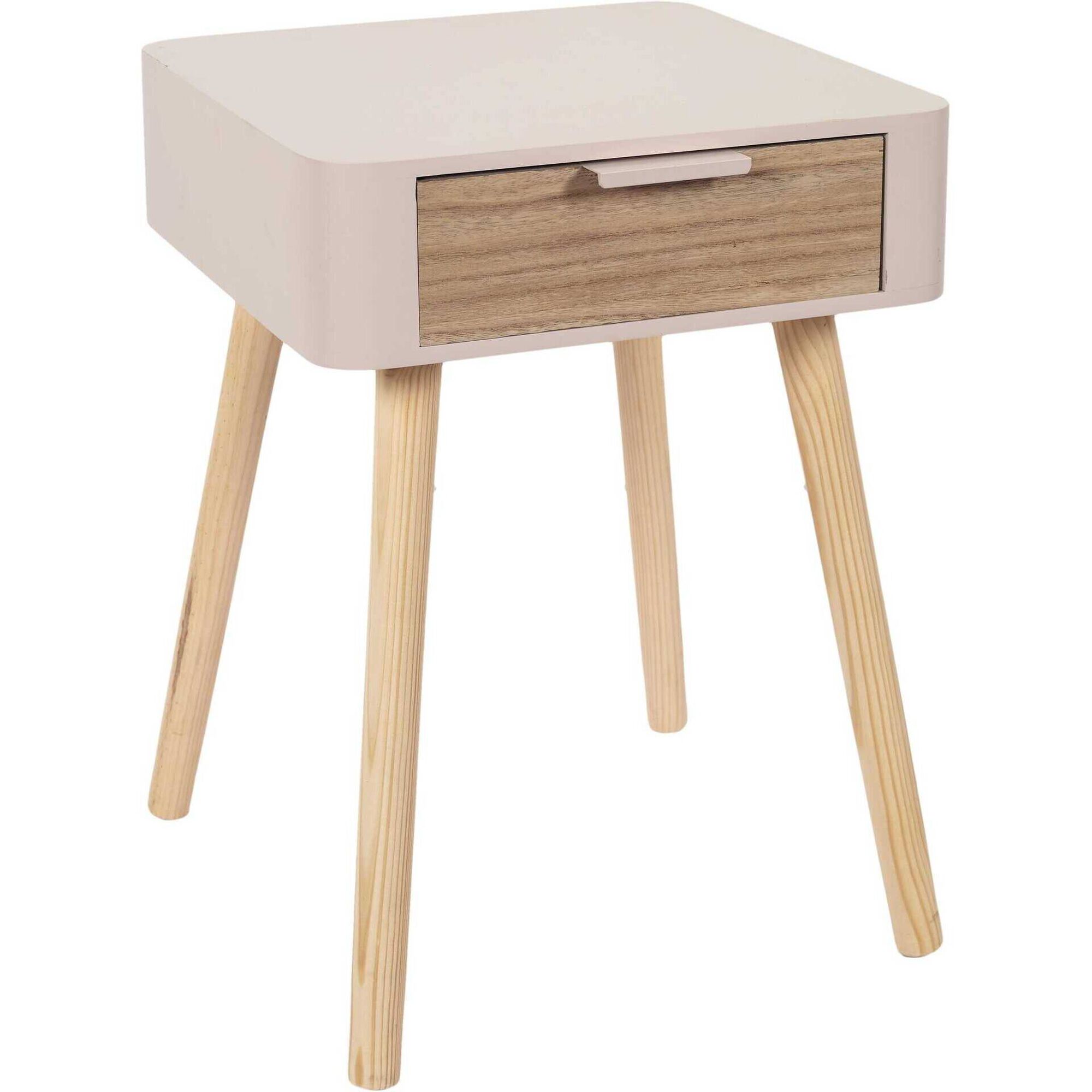 Mesa de Cabeceira Rosa