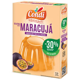 Gelatina em Pó de Maracujá -30% Açúcares