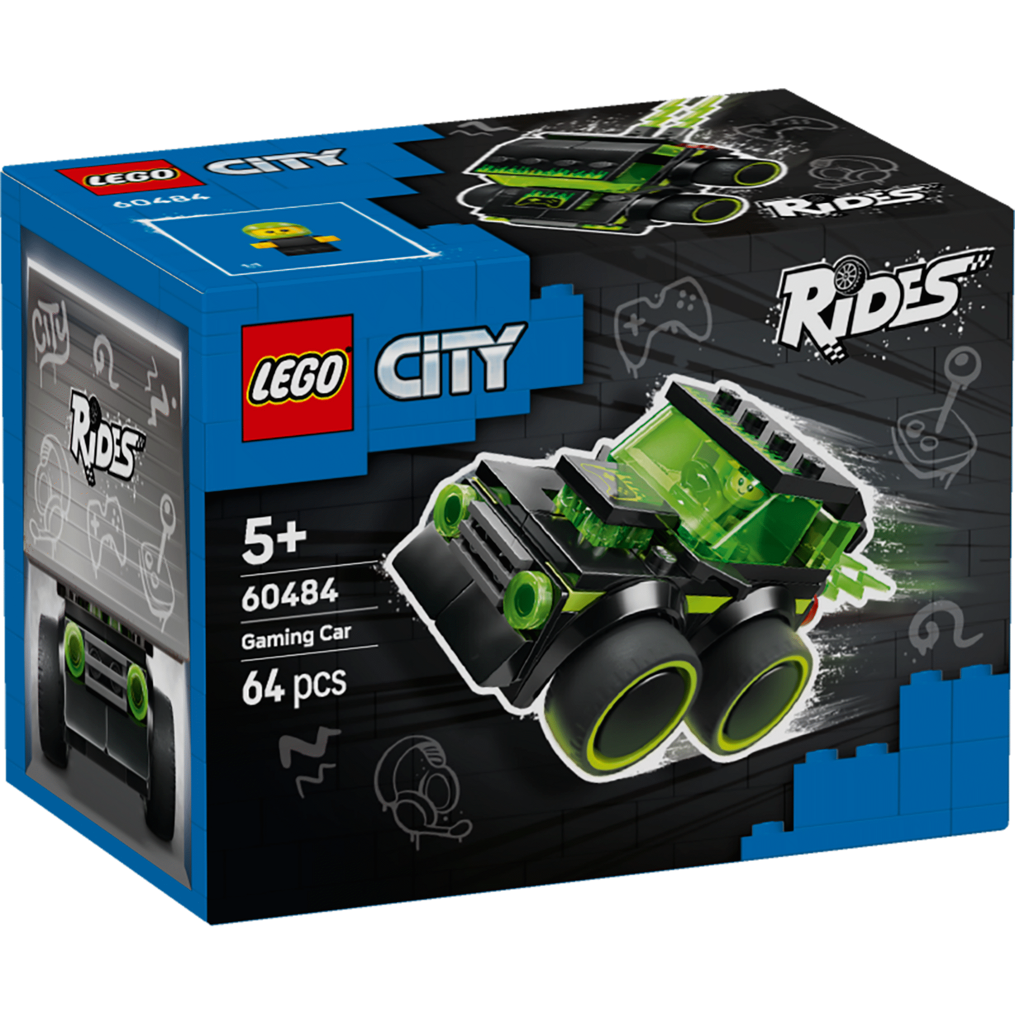 LEGO City - Ve&iacute;culos &ndash; Carro de Corrida de Gaming - 60484