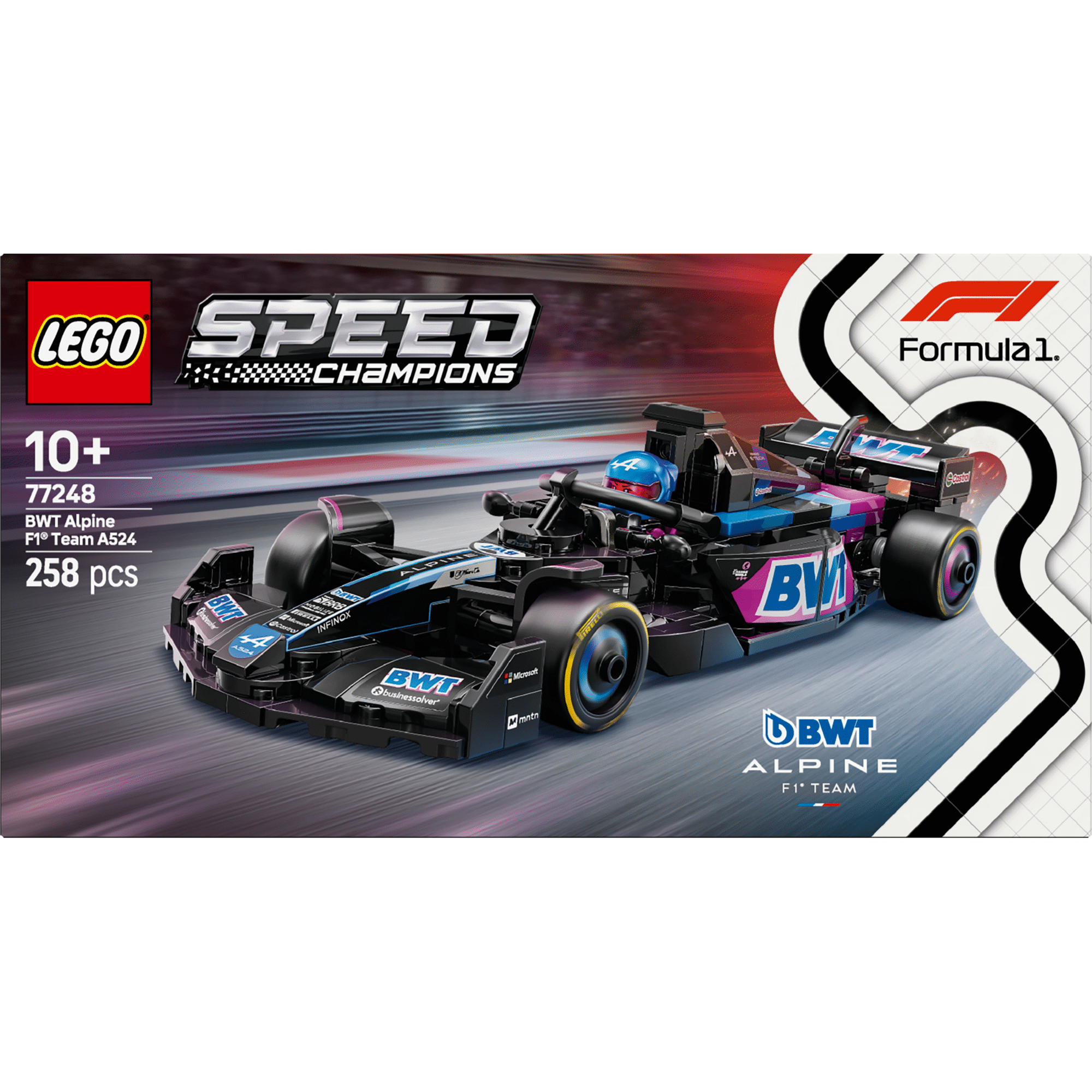 LEGO Speed Champions - Carro de Corrida BWT Alpine F1 Team A524 - 77248