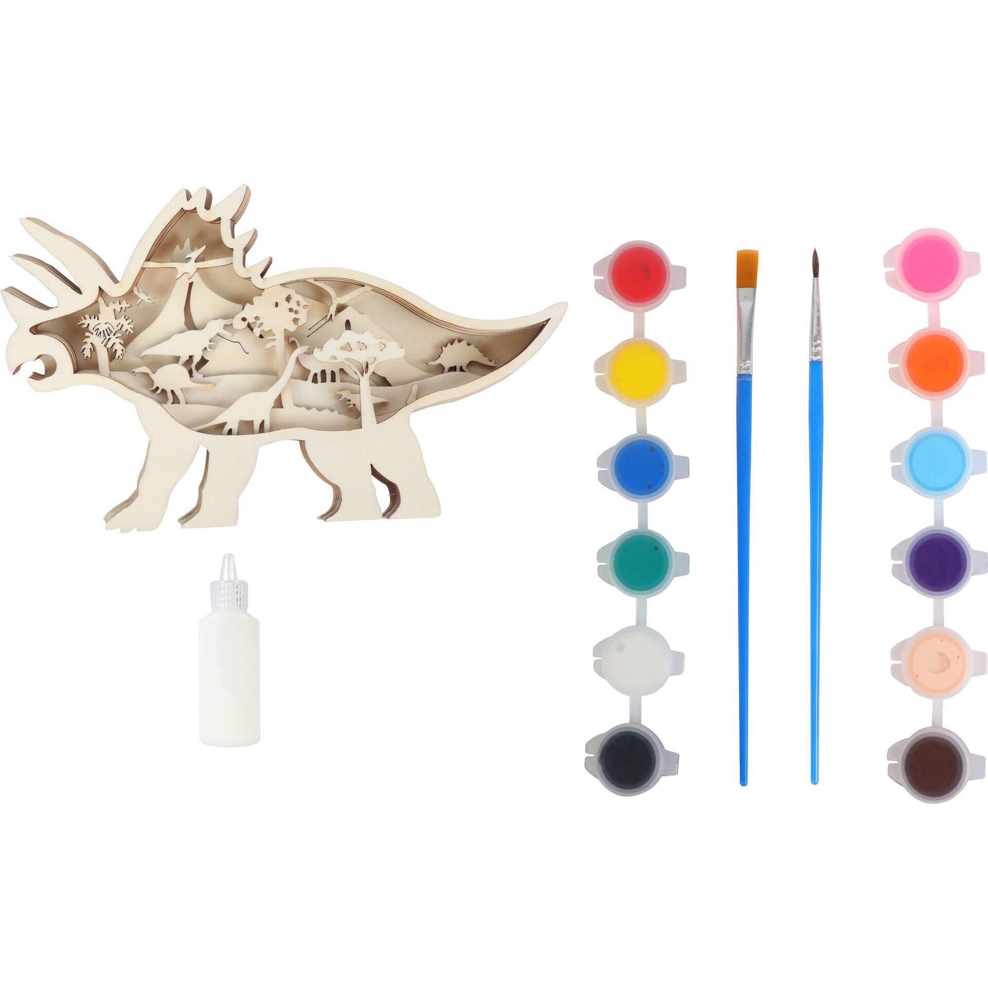 Kit Animais 3D para Pintar (v&aacute;rios modelos) Pintura