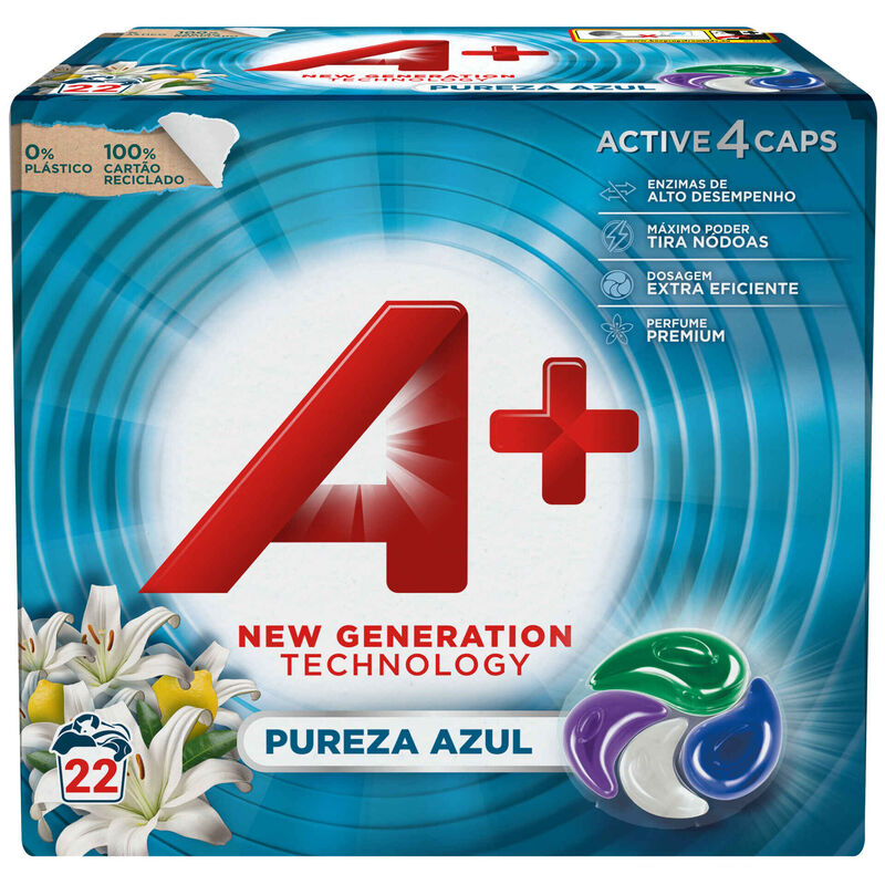 Detergente Máquina Roupa Cápsulas Ocean Dream A+