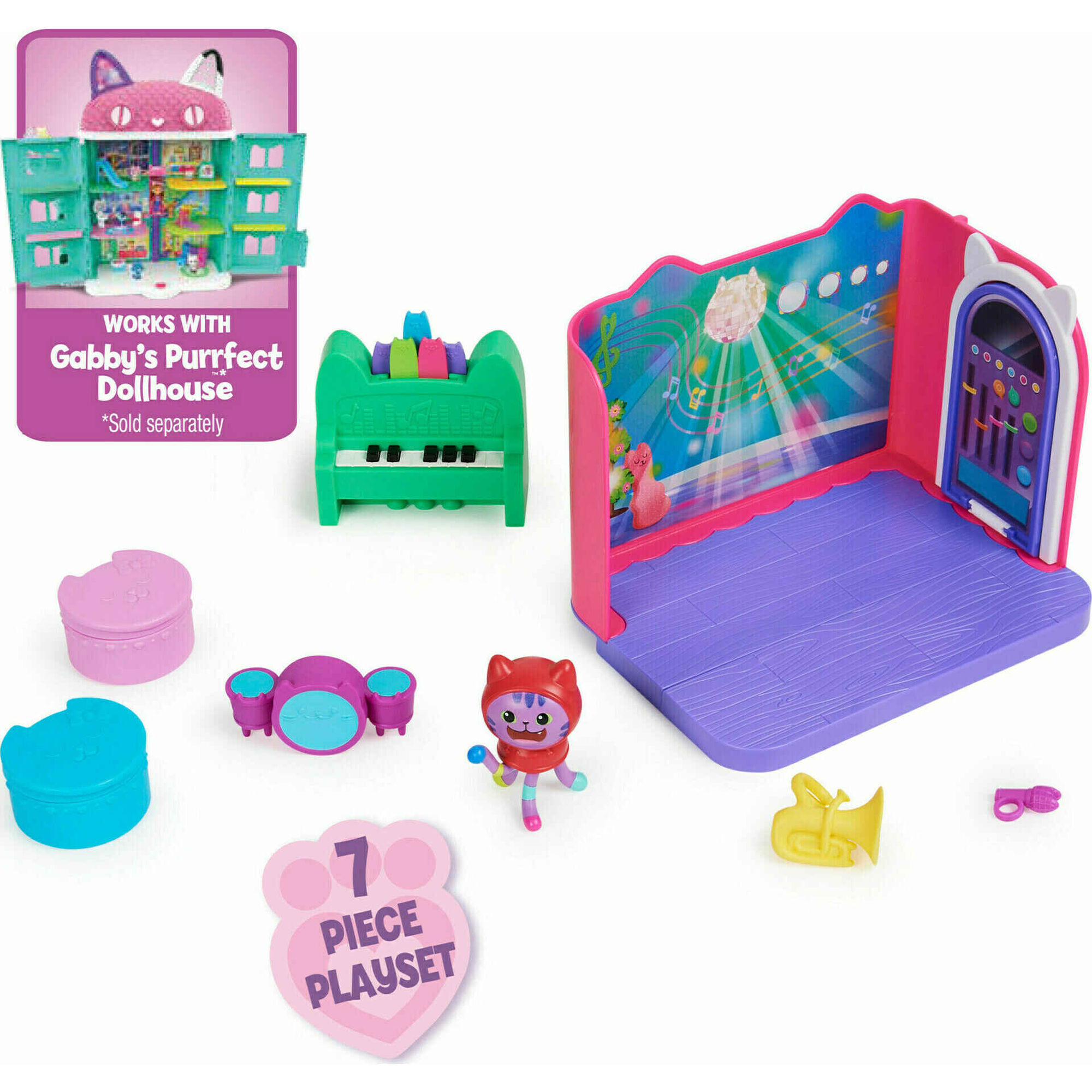 Gabby's Dollhouse - Sala de M&uacute;sica Capucha