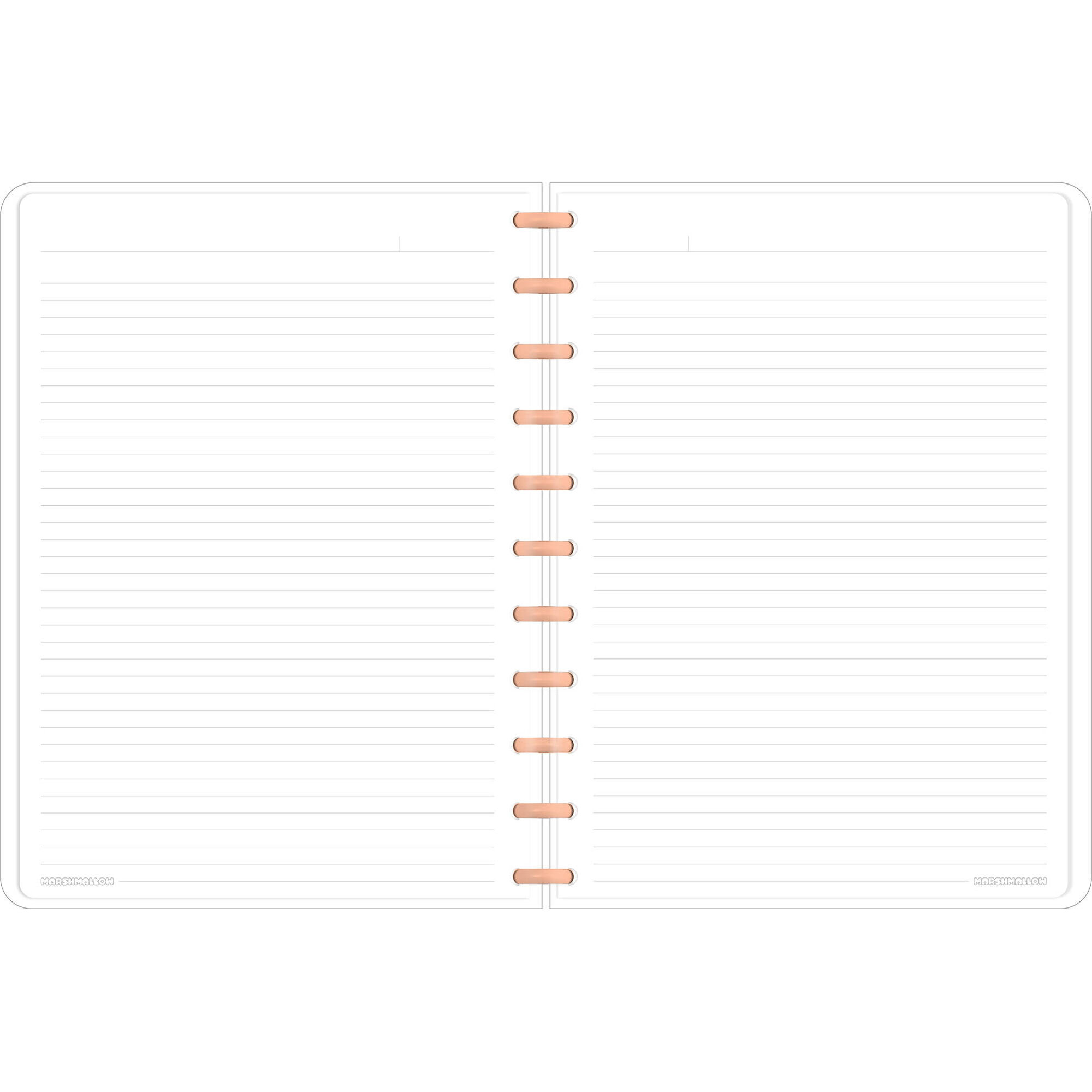 Caderno Smart Espiral A4 Pautado (v&aacute;rias cores) Marshmallow