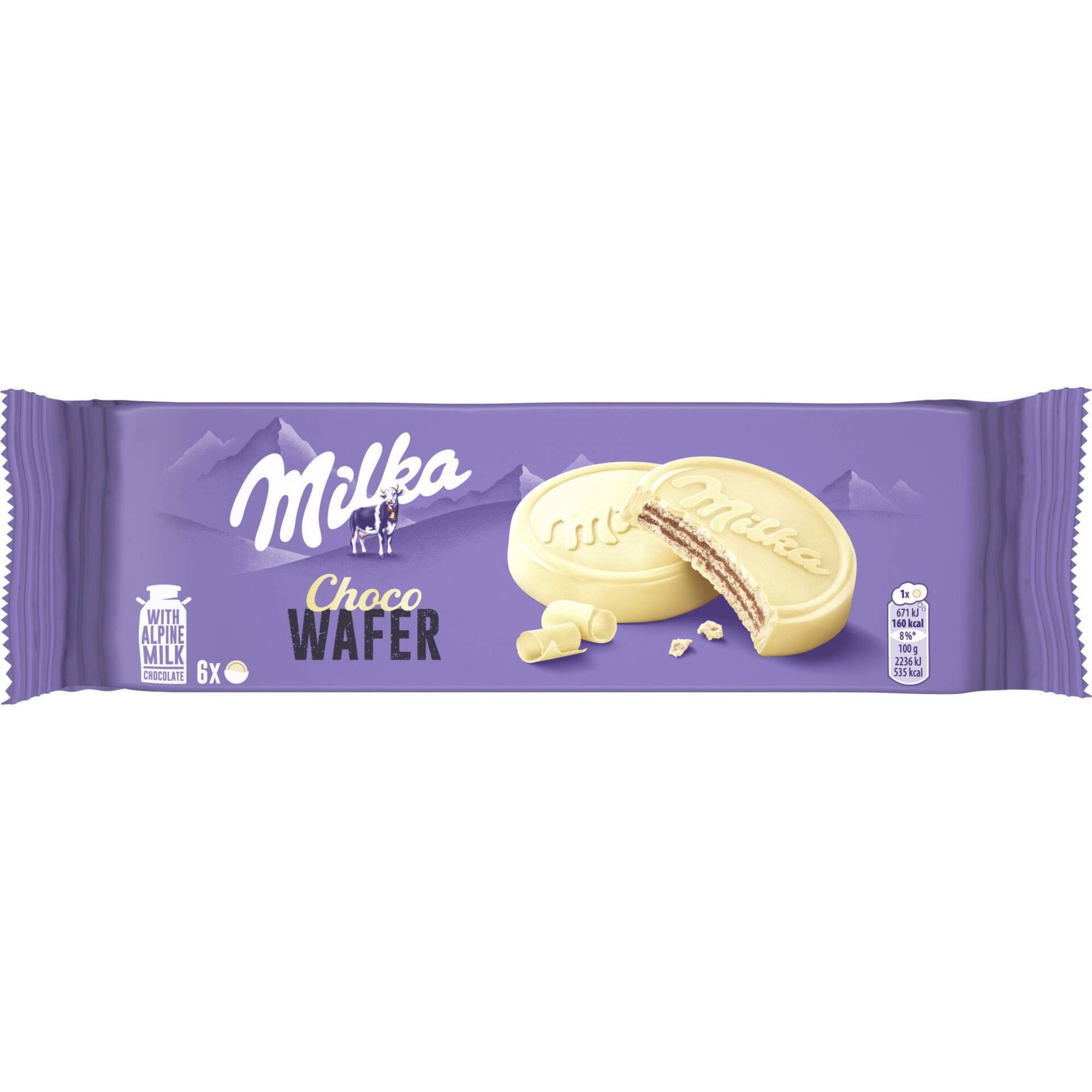 Bolachas Wafers de Chocolate Branco