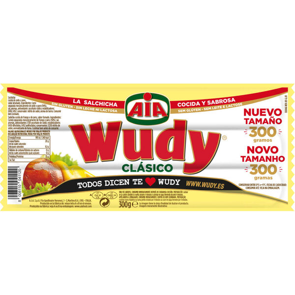 Salsichas de Aves Wudy