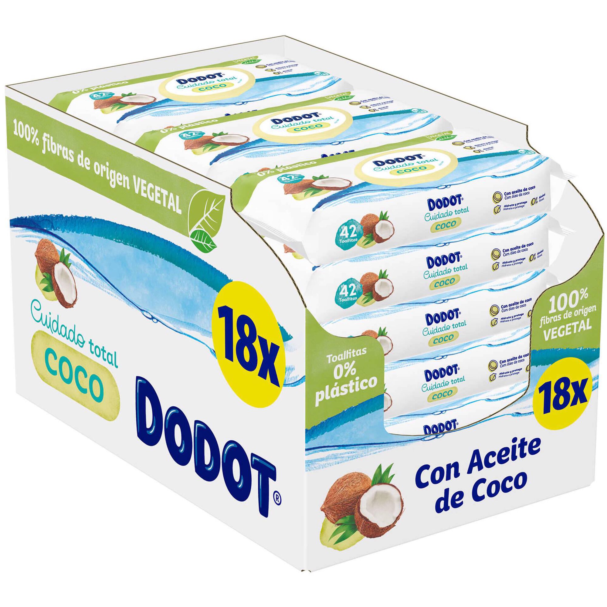 Box Toalhitas Cuidado Total Coco