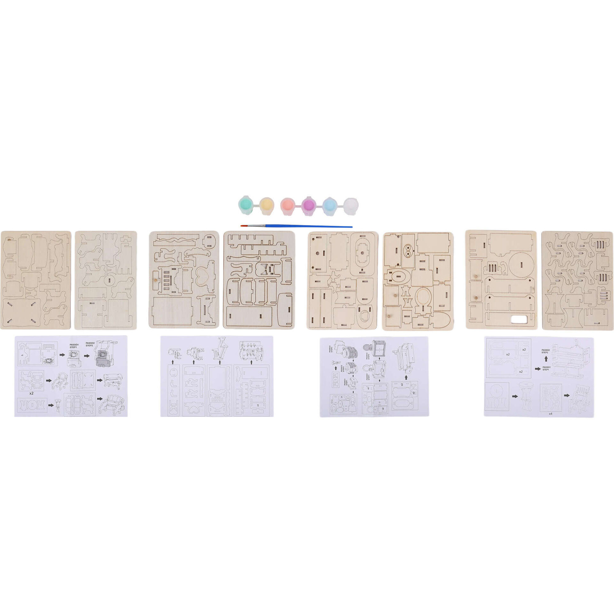 Kit Cria a Tua Casa de Bonecas