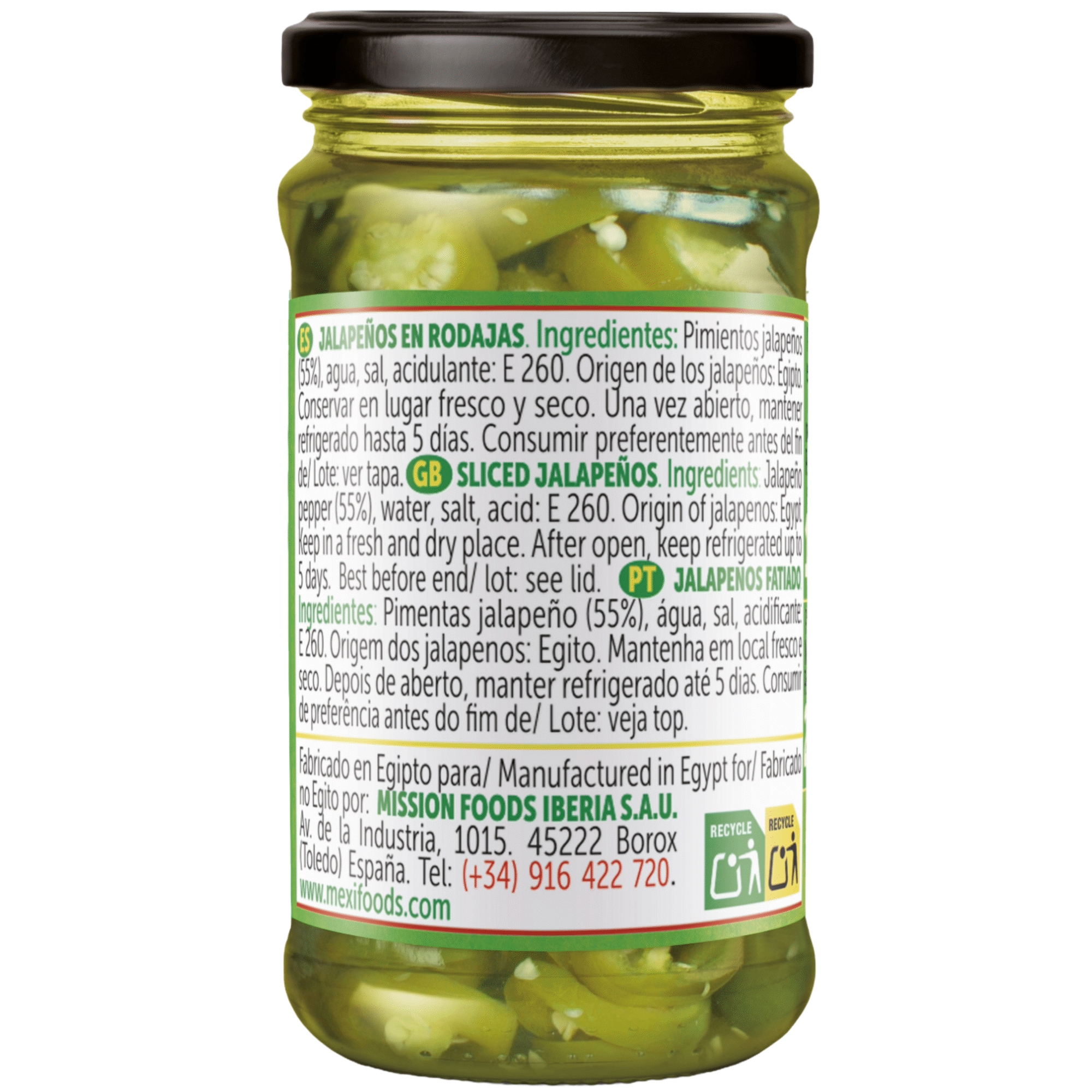 Pimento Jalapenho Fatiado Mexifoods