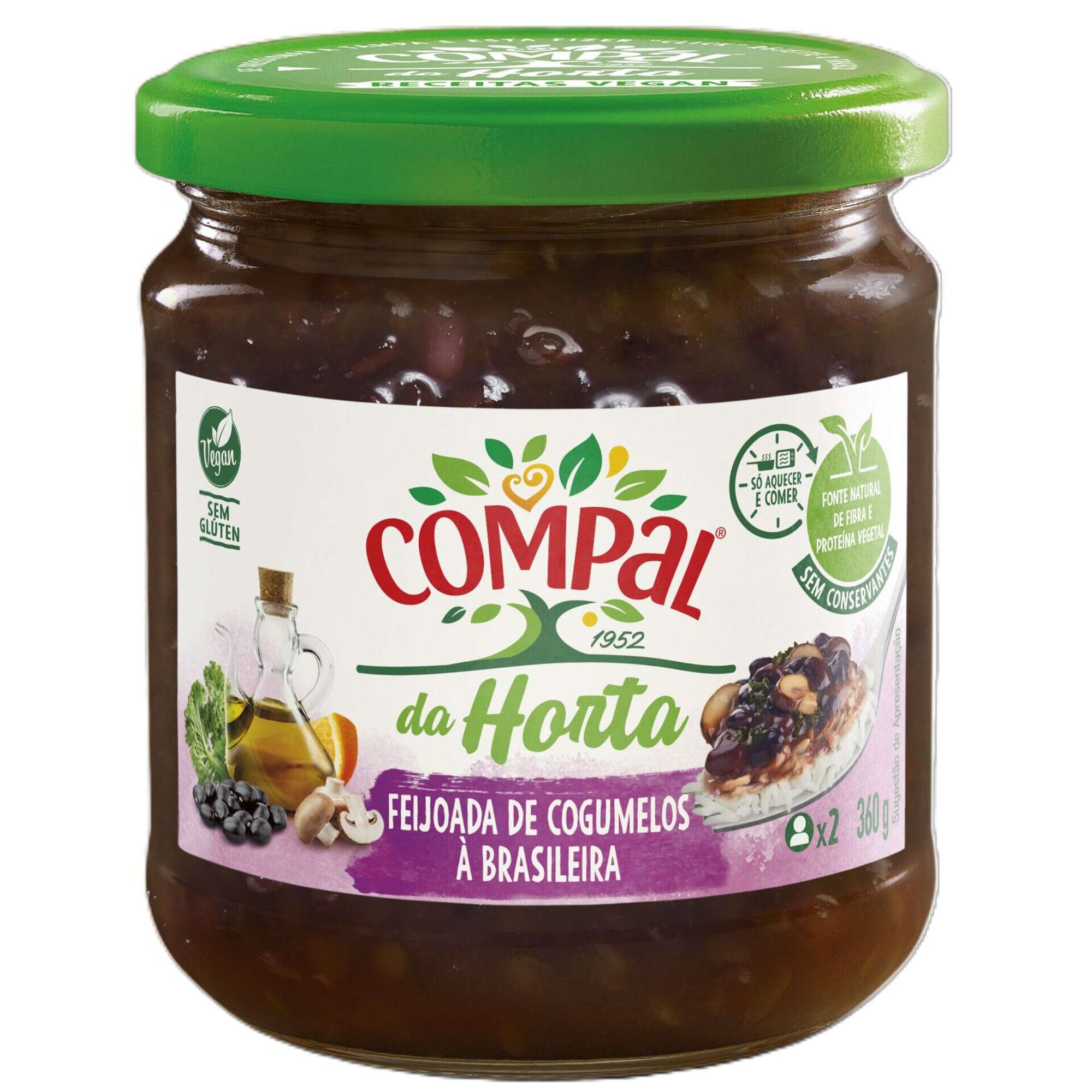 Feijoada de Cogumelos à Brasileira