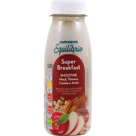 Smoothie Super Breakfast Ma&ccedil;&atilde;, T&acirc;mara, Canela e Aveia Continente Equil&iacute;brio
