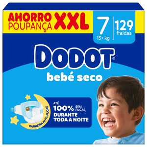 Box Fraldas Bebé Seco +15kg T7 Dodot