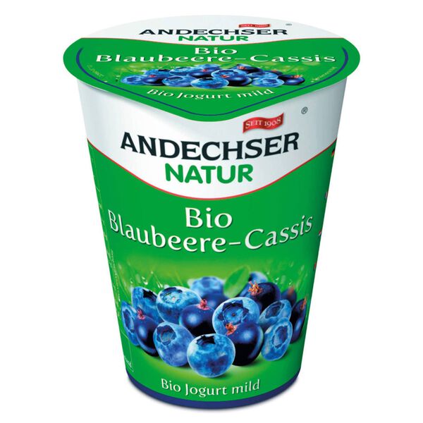 Iogurte Aroma Mirtilo Andechser