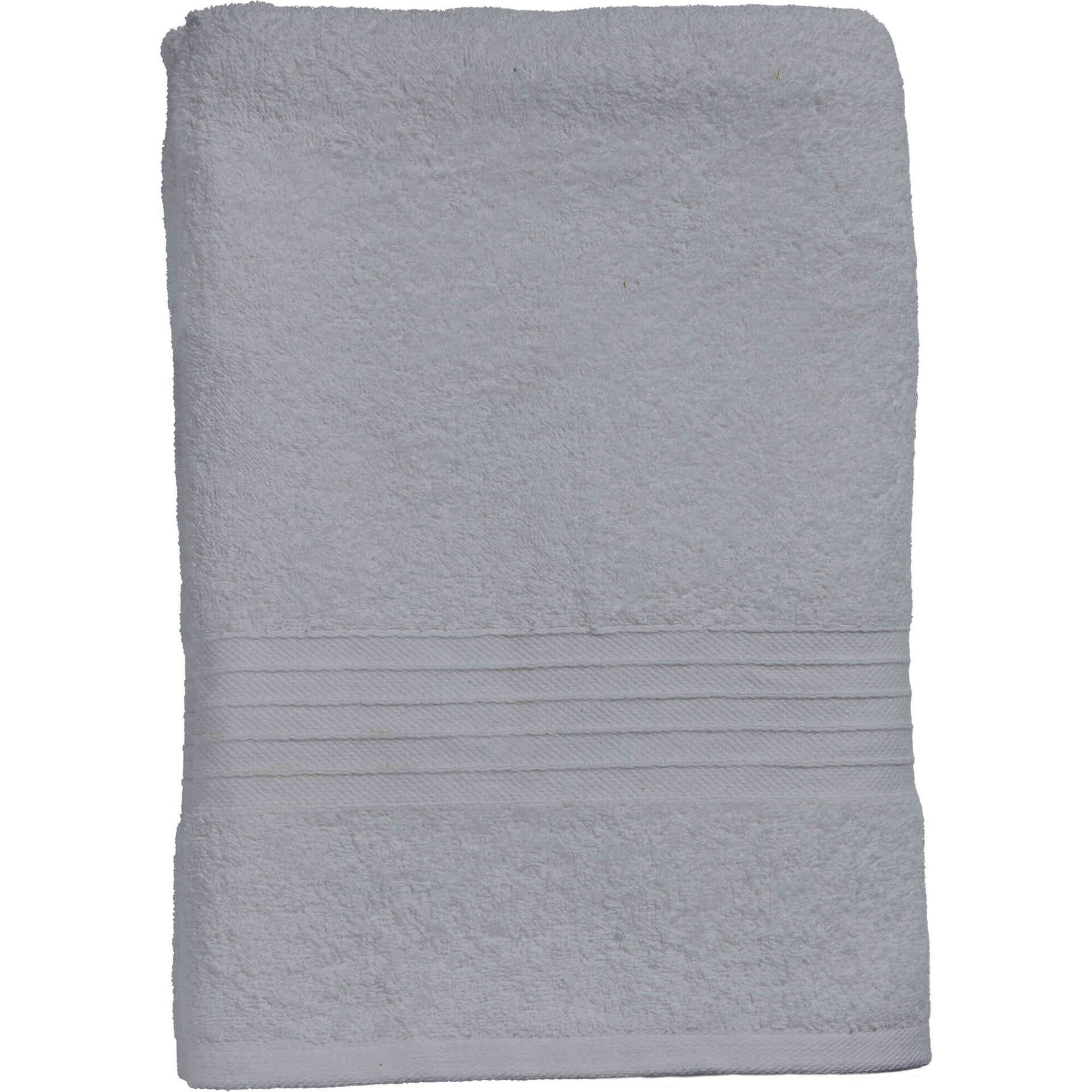 Toalhão Liso Suave 100x150cm Cinza Claro