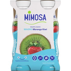 Iogurte L&iacute;quido Magro Morango e Kiwi Mimosa