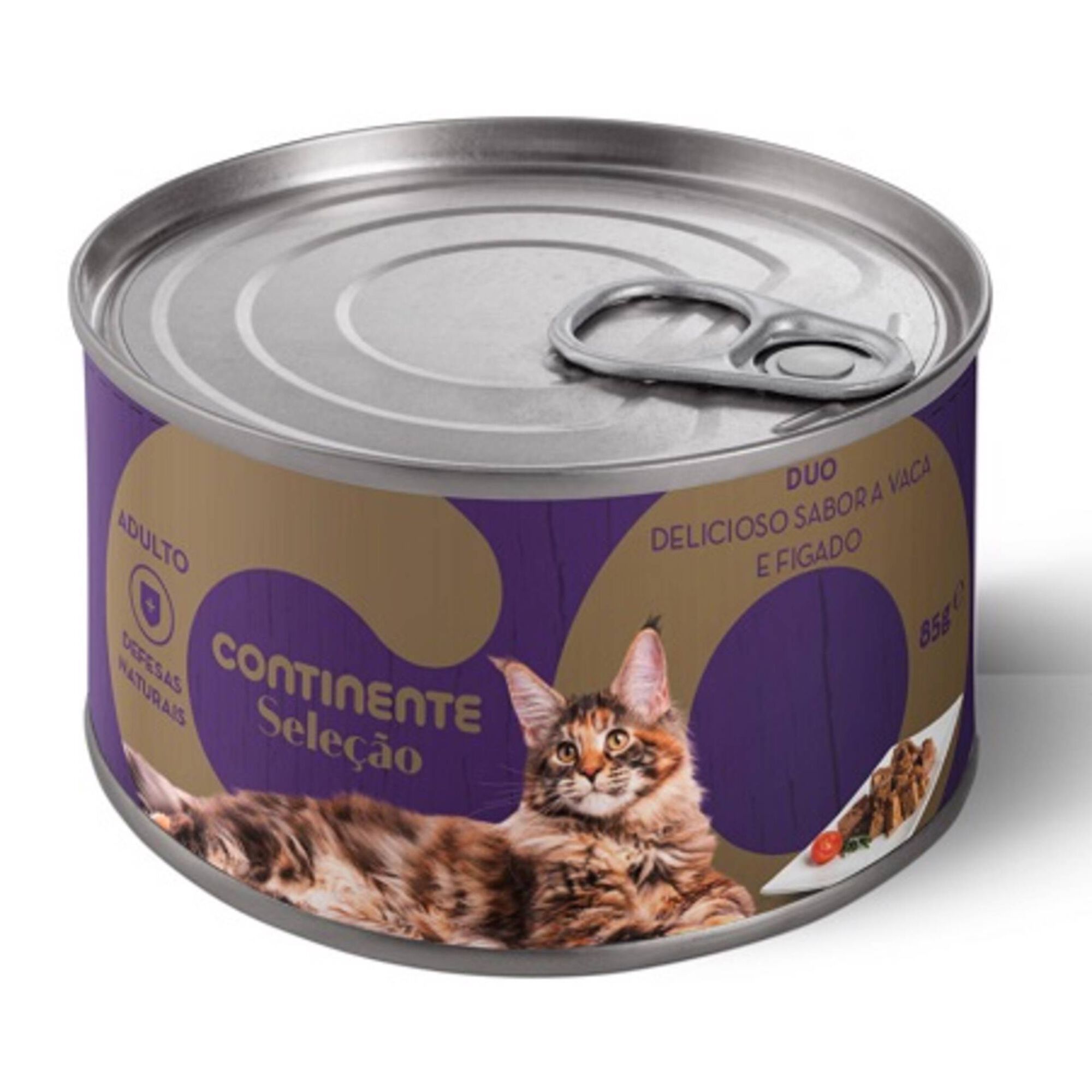 Comida Húmida para Gato Adulto Duo Vaca e Fígado Lata Comida Húmida para Gato Adulto Duo Vaca e Fígado Lata