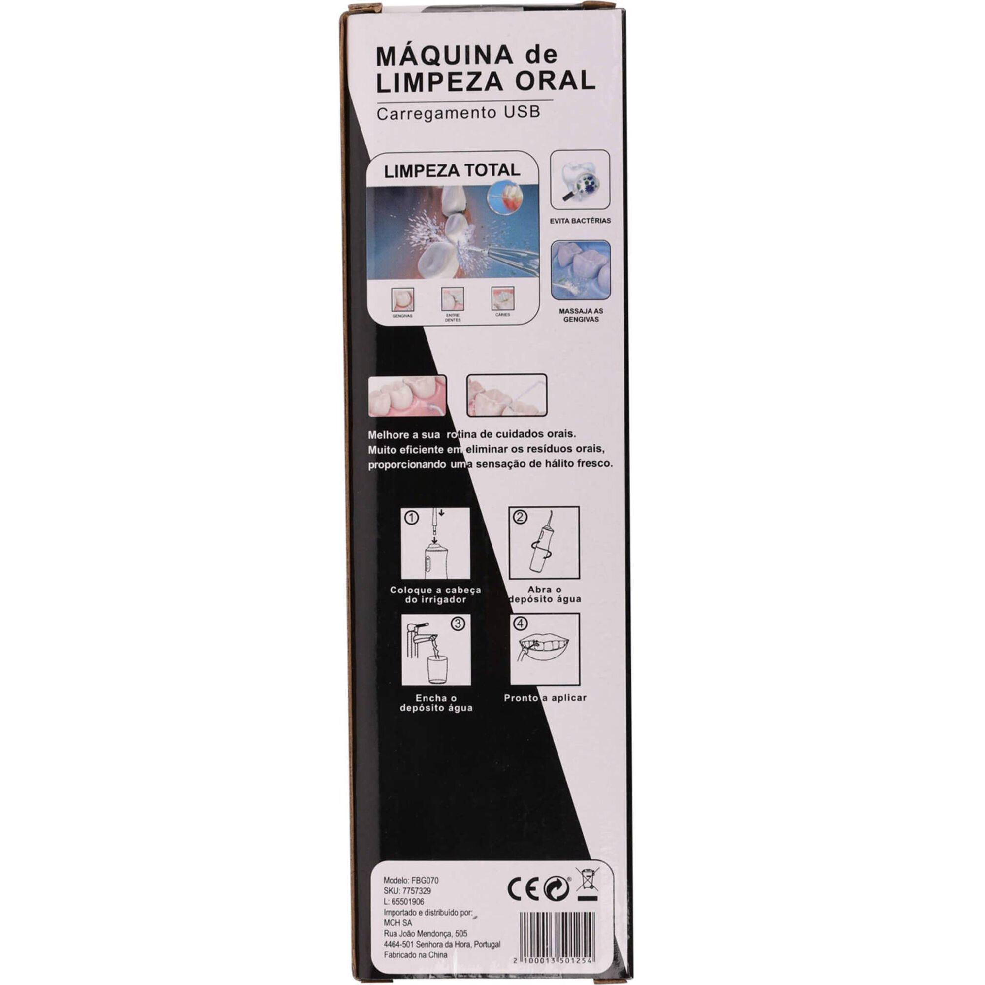 M&aacute;quina de Limpeza Oral USB 3 N&iacute;veis Bazar&atilde;o