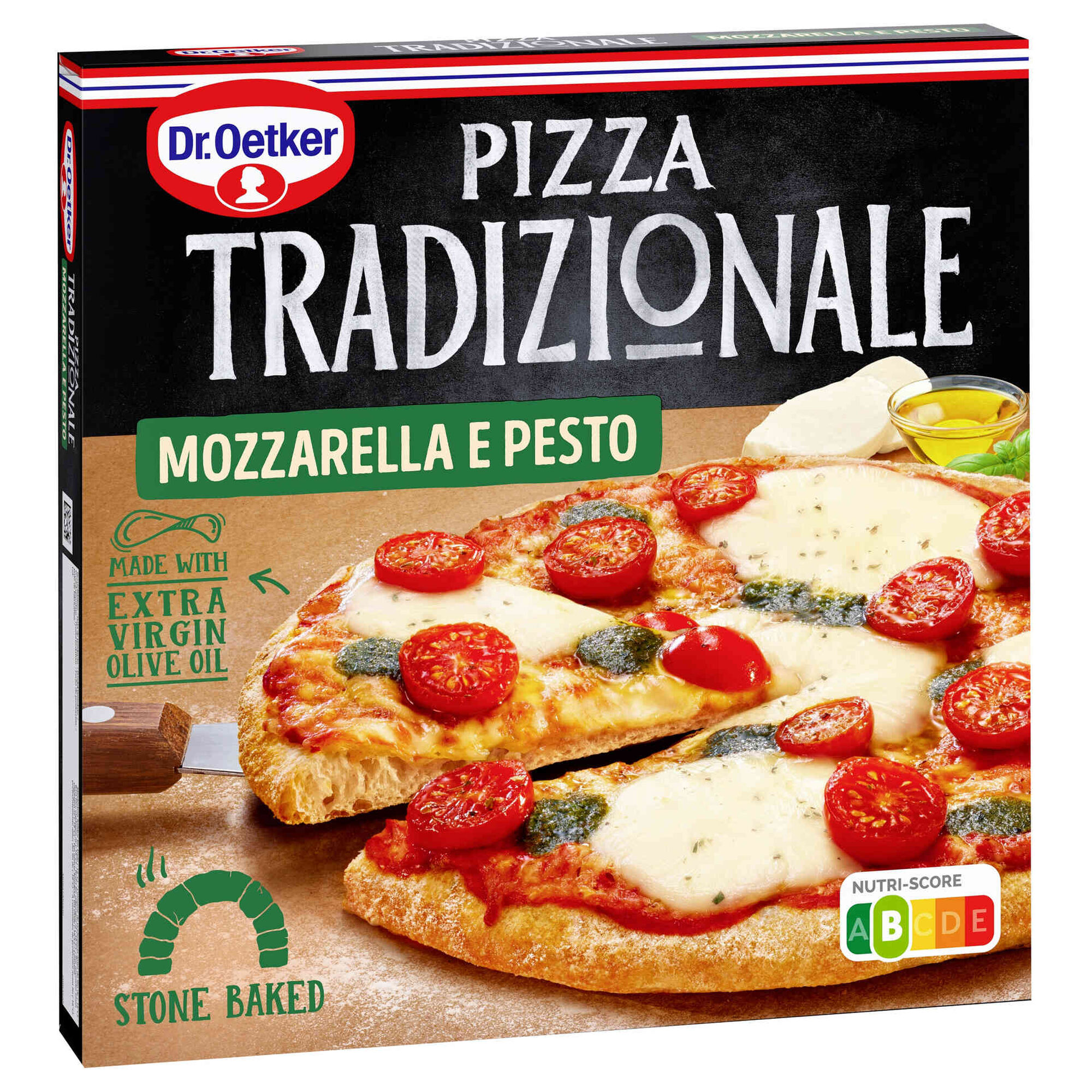 Pizza Mozzarella e Pesto