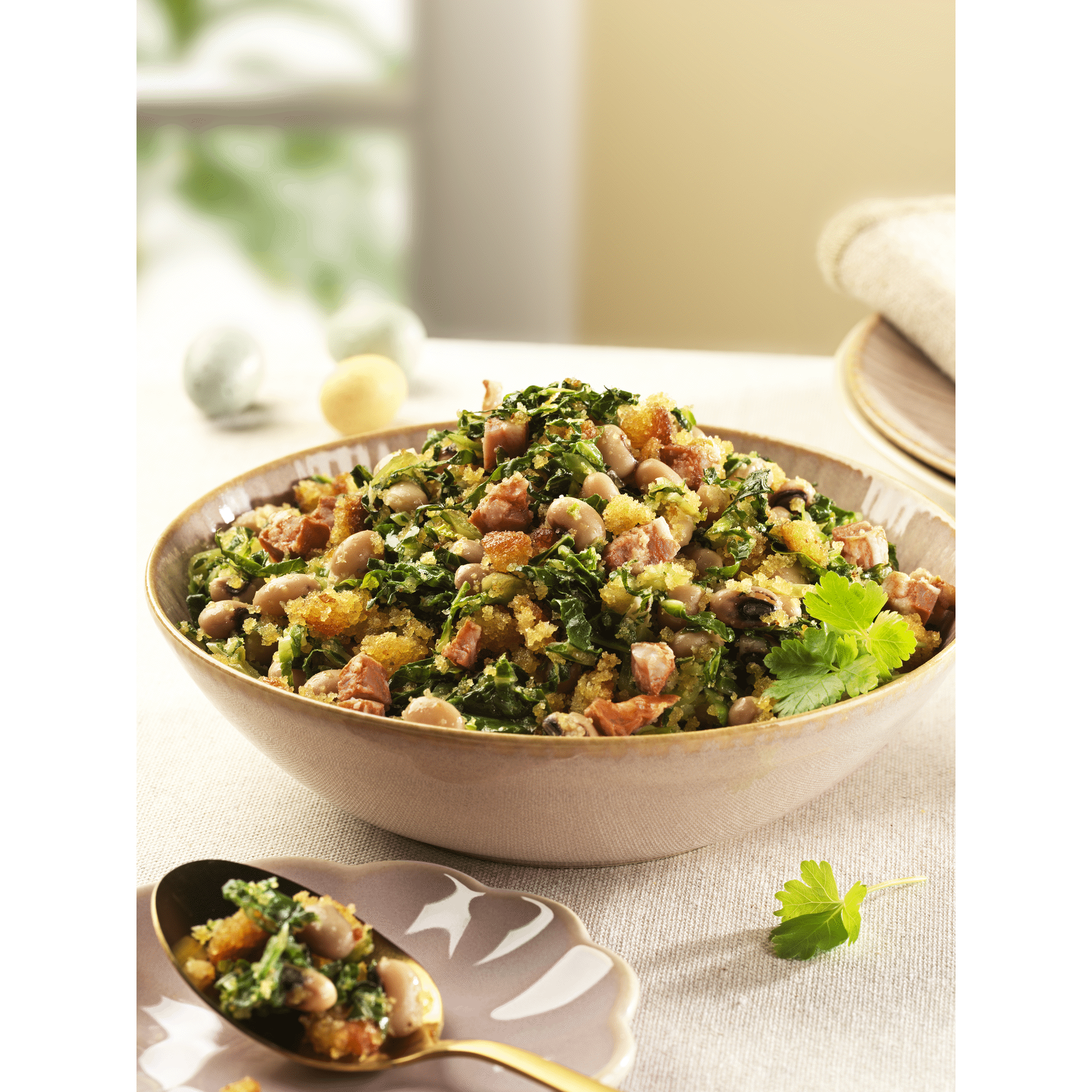 Migas de Couve Portuguesa  Cozinha Continente (Entregas para a P&aacute;scoa)