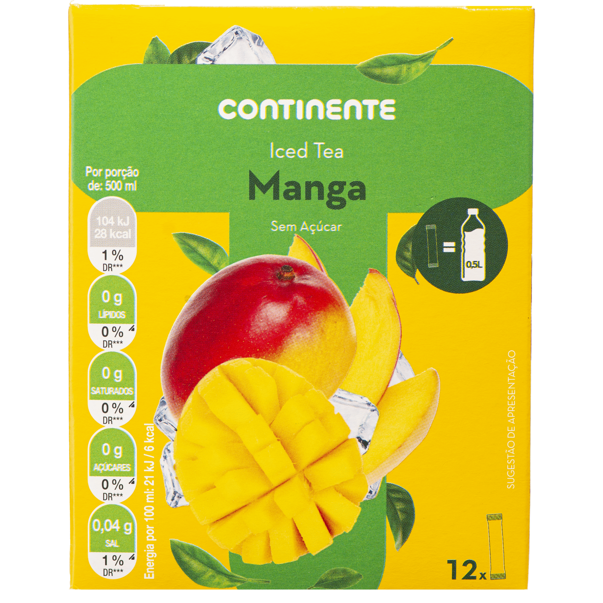 Refresco em Pó Ice Tea Manga