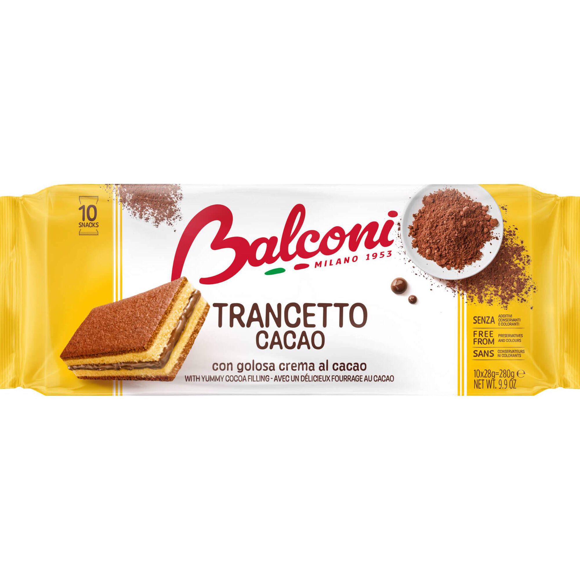 Bolo Trancetto com Recheio Cacau Bolo Trancetto com Recheio Cacau