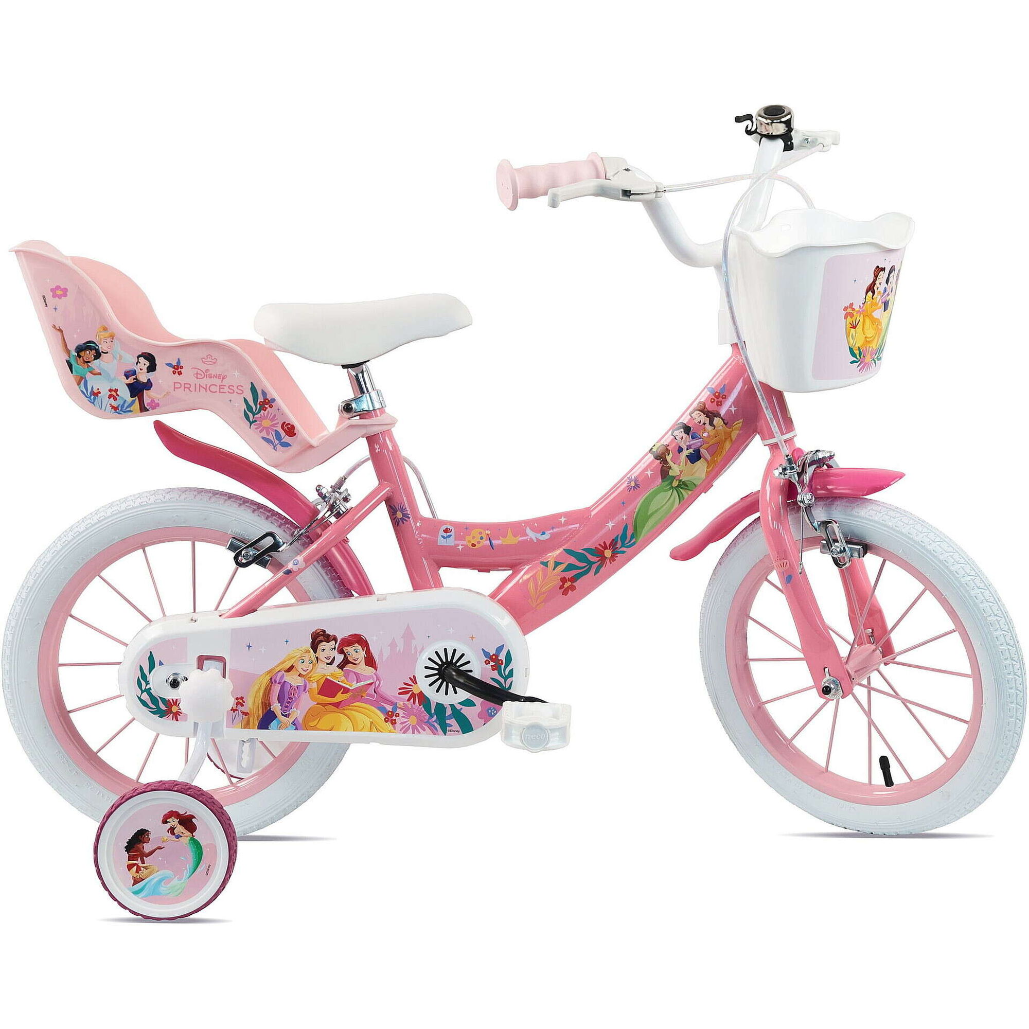 Bicicleta de Crian&ccedil;a 14" Princesas 4-6 Anos Disney