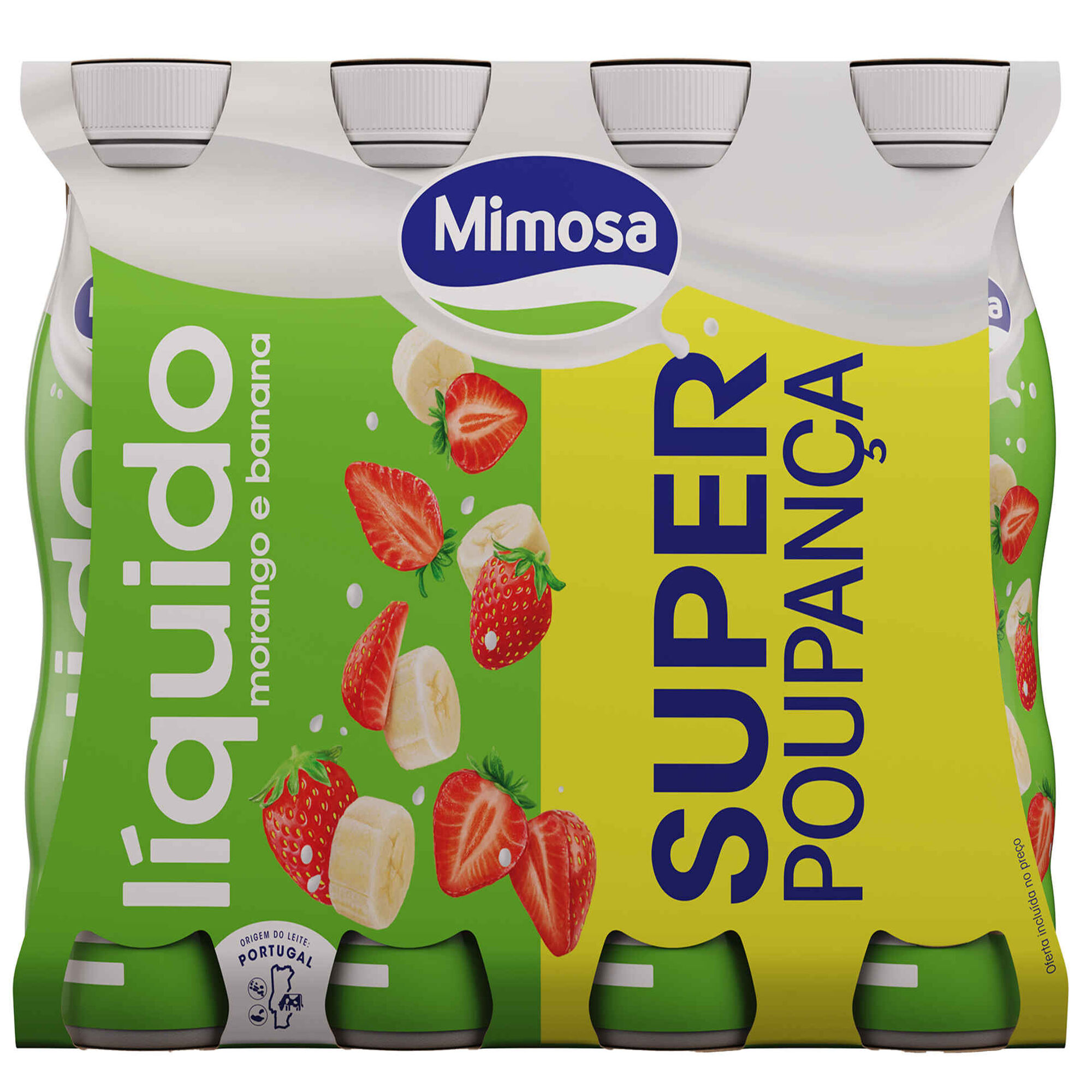 Iogurte Líquido Banana e Morango