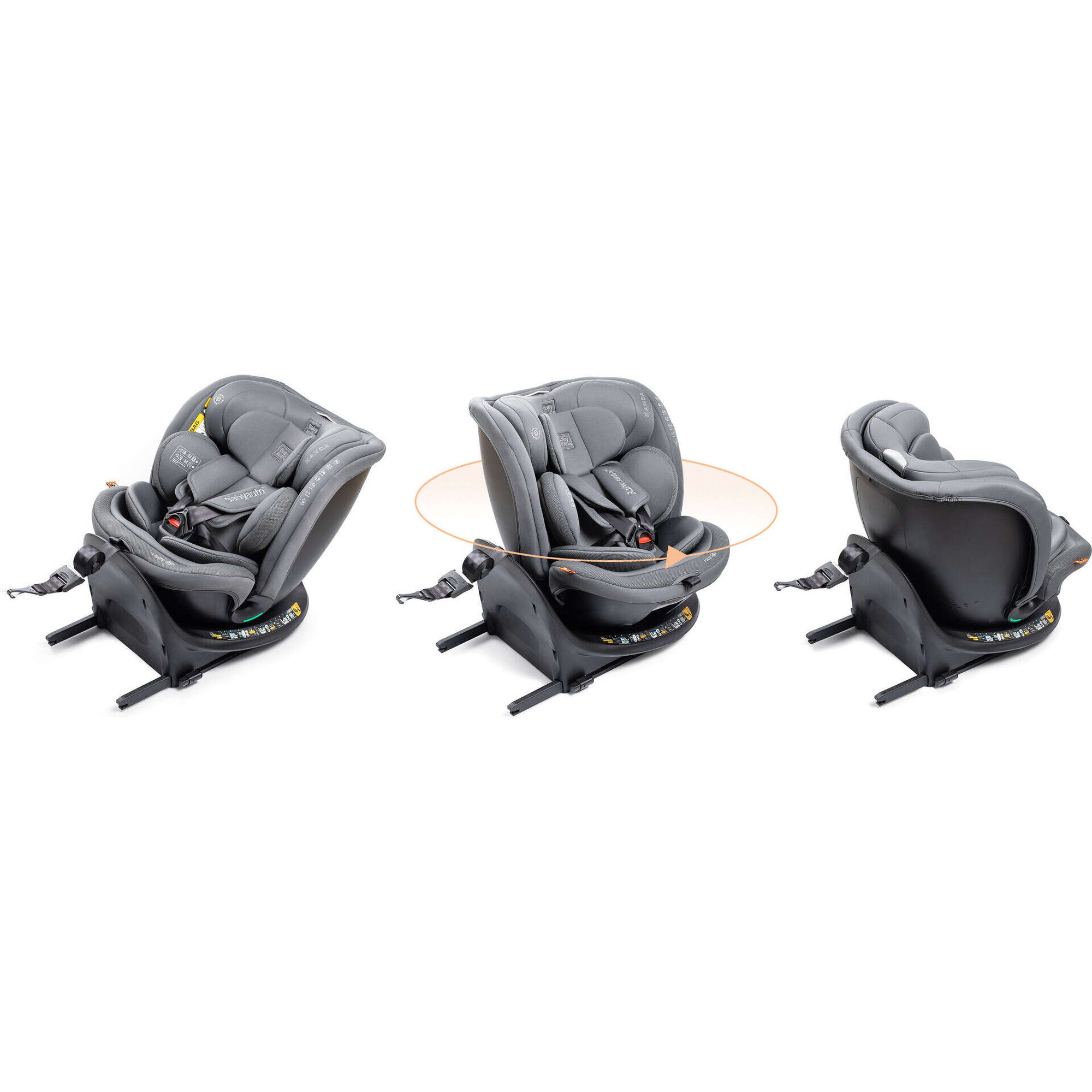 Cadeira Auto I-Size 40-150 Kanda Cinza Babyauto
