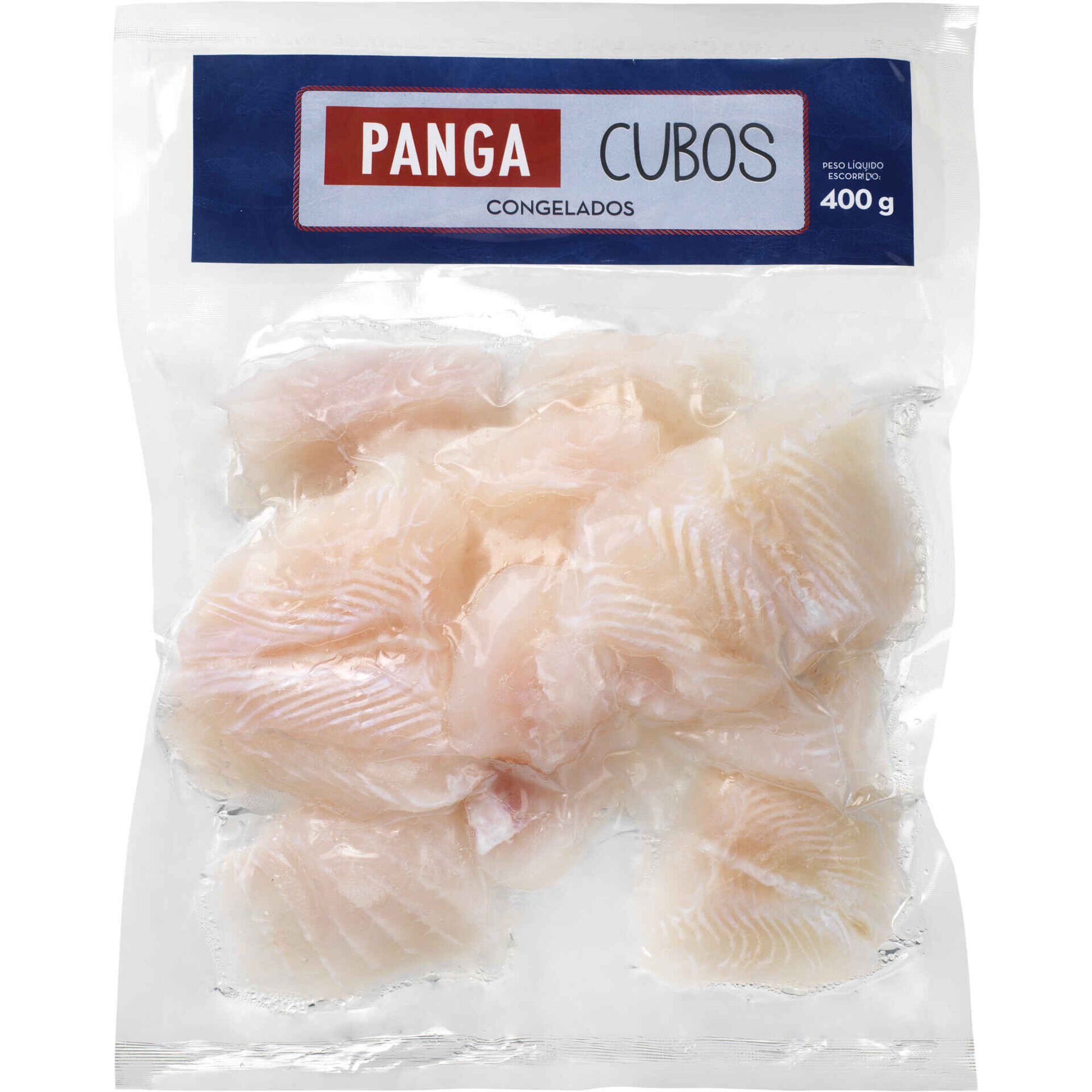 Panga em Cubos Congelado Continente