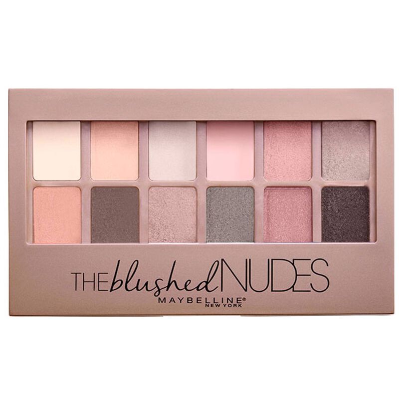 Palete Sombras de Olhos The Blushed Nudes Maybelline New York