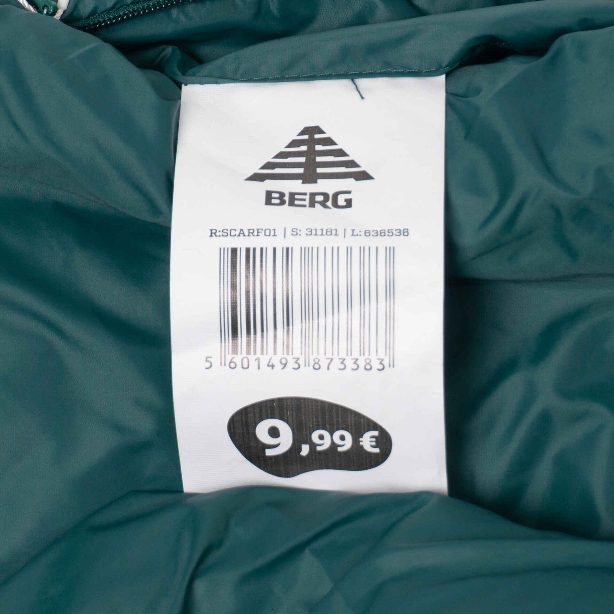 Cachecol Puffer Teal Berg