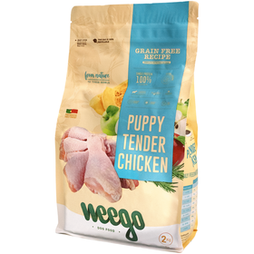 Ra&ccedil;&atilde;o para C&atilde;o J&uacute;nior Frango Grain Free Weego