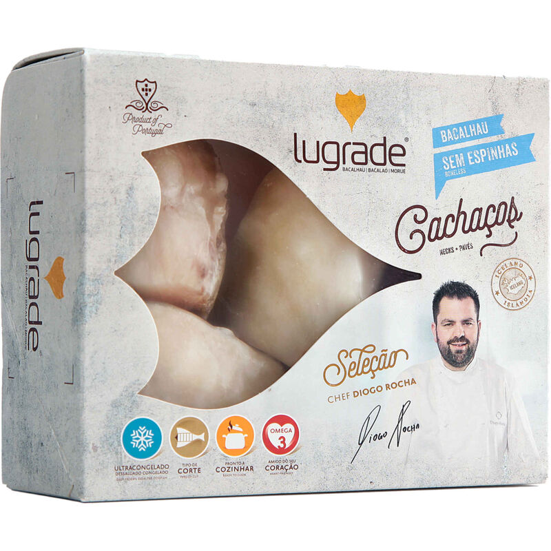 Cachaços de Bacalhau Ultracongelado Seleção do Chef Diogo Rocha Lugrade