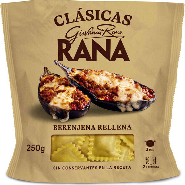 Ravioli Fresco de Beringela Recheada Rana