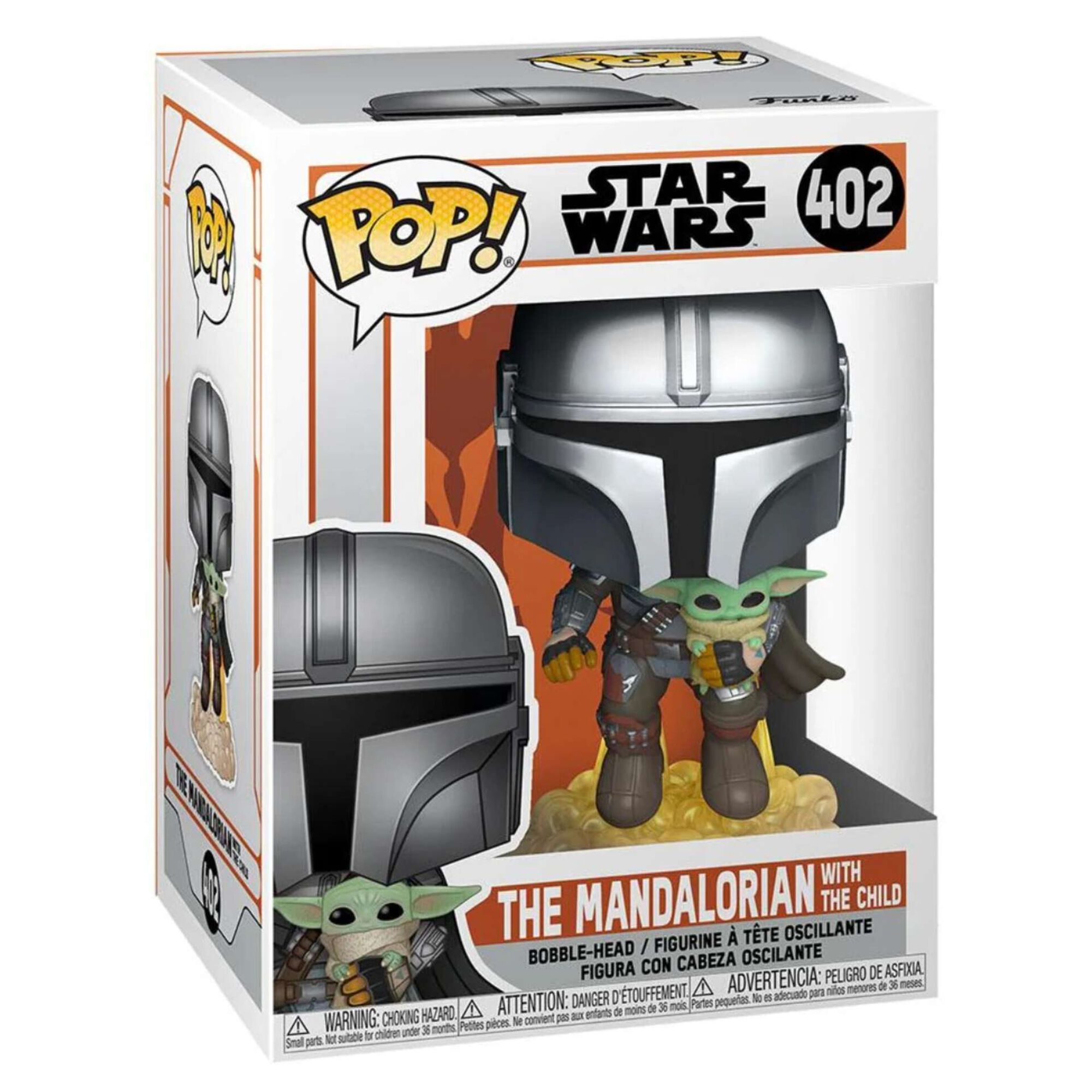 Funko - Figura Star Wars - Mandalorian with The Child - 402