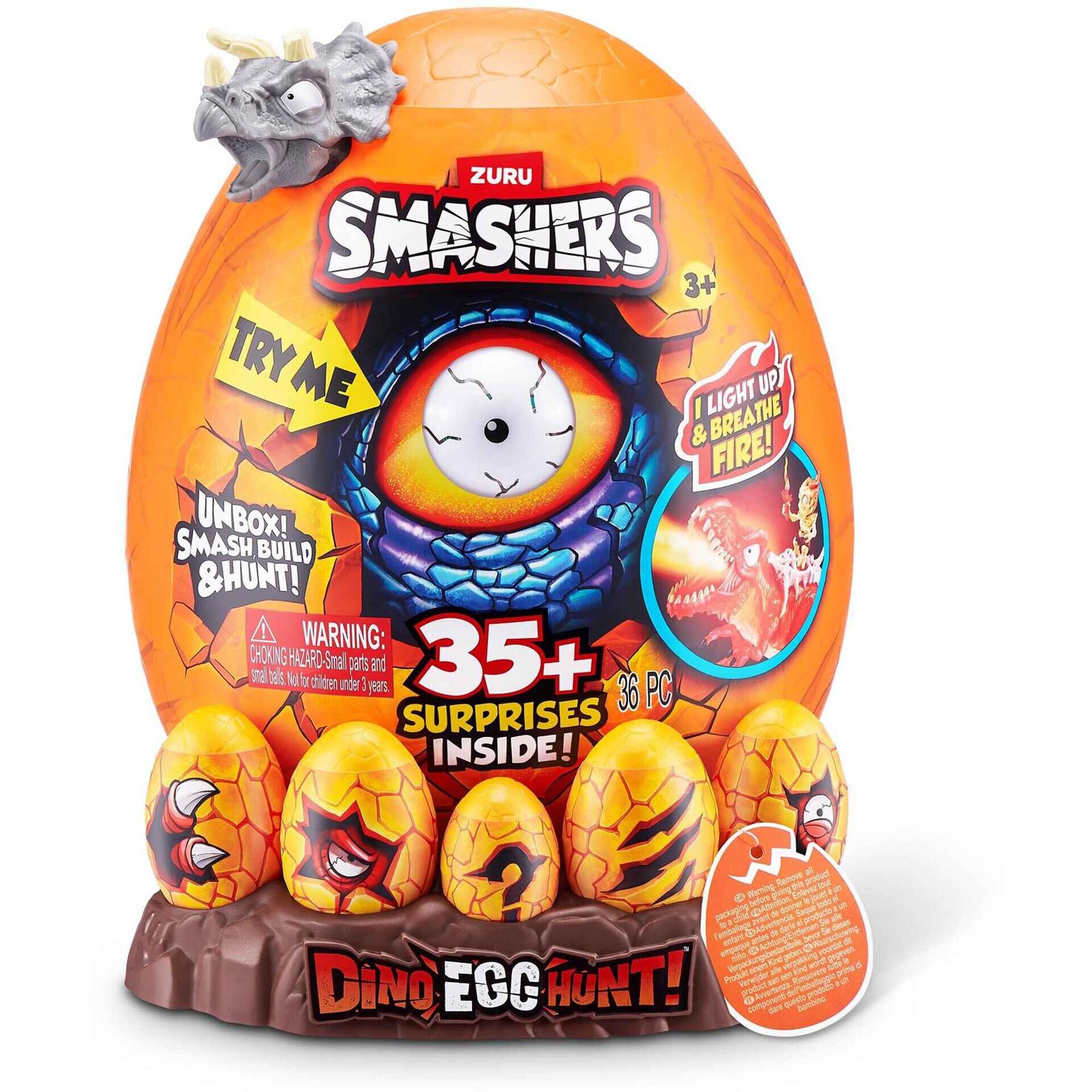 Smashers - Ovos Surpresa Dino Egg Hunt